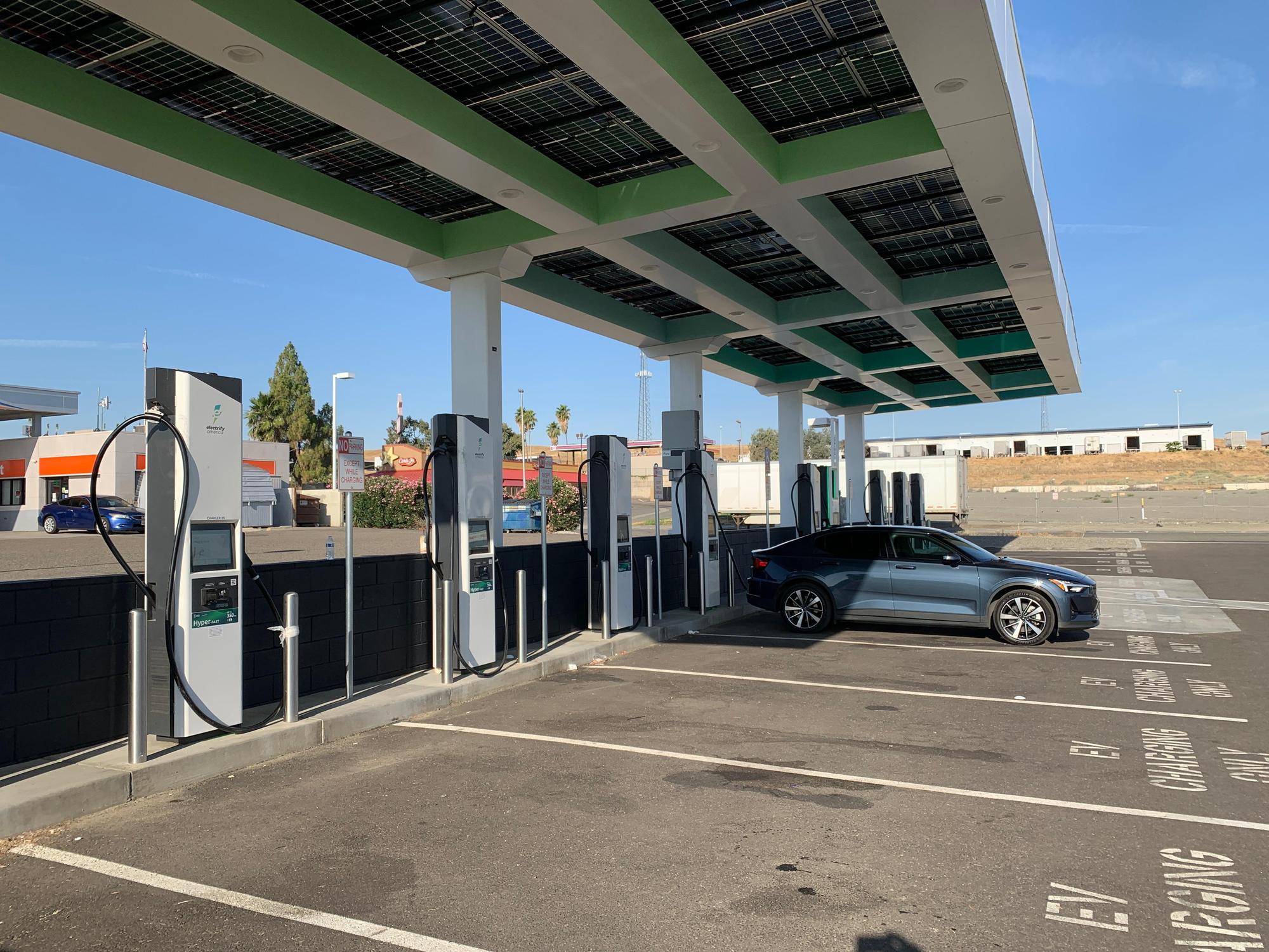 Chalios Mexican Restaurant Kettleman City, CA EV Station