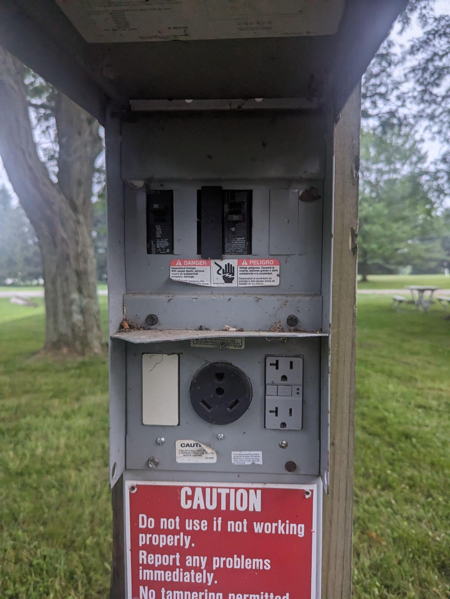 Silver Springs Campground Stow, OH EV Station