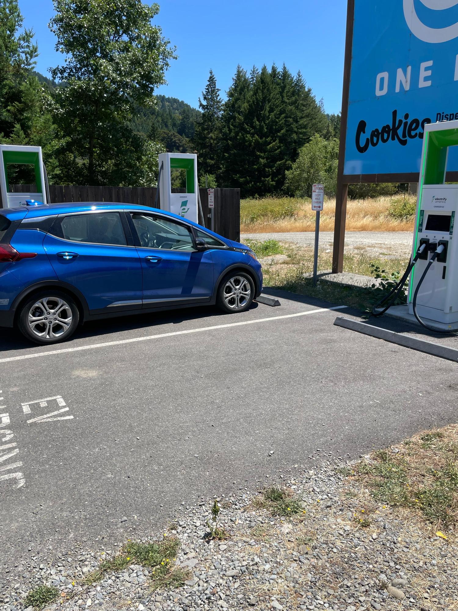 One Log House Garberville, CA EV Station