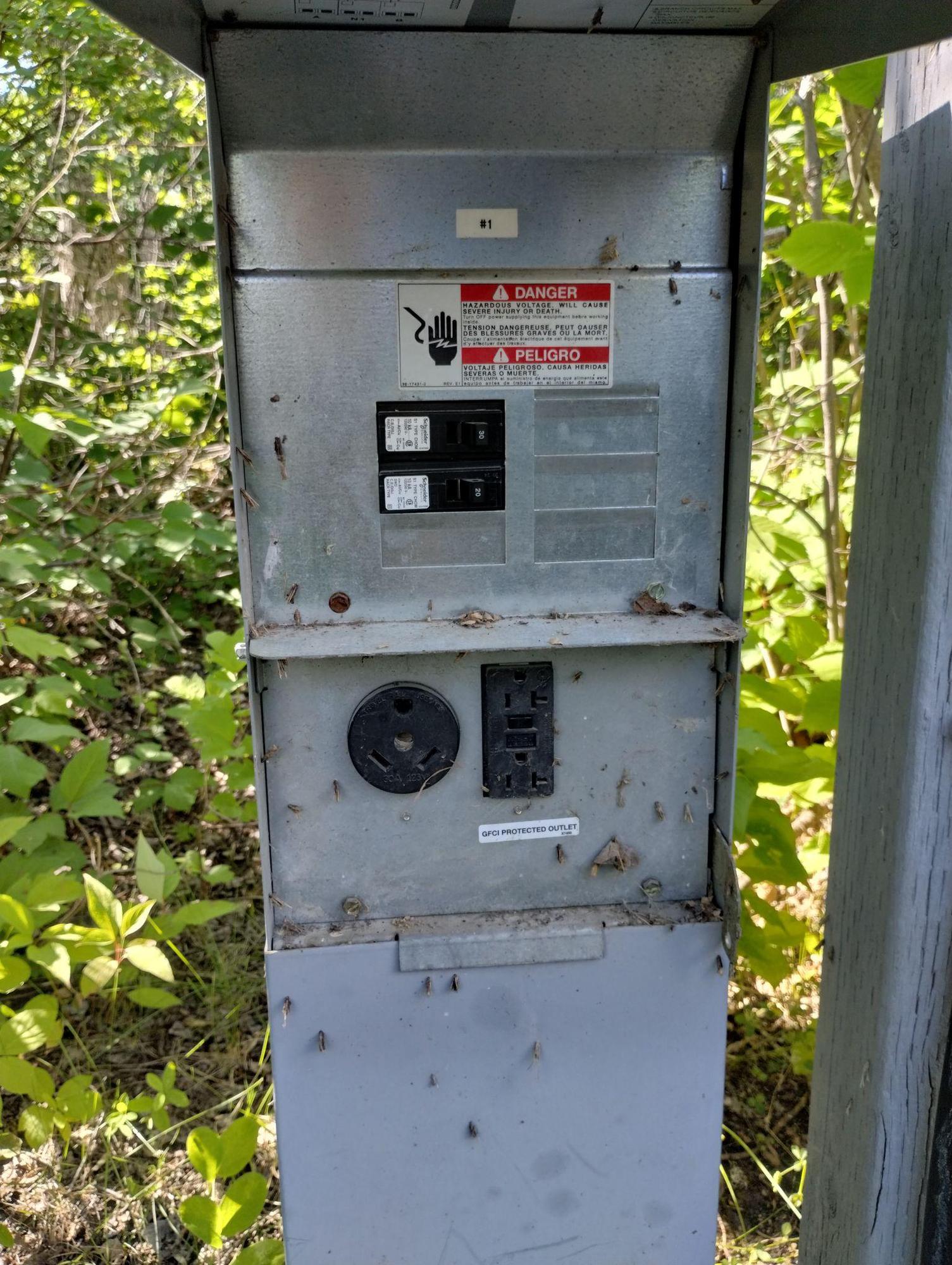 Molgat Park Campground Sainte Rose du Lac, MB EV Station
