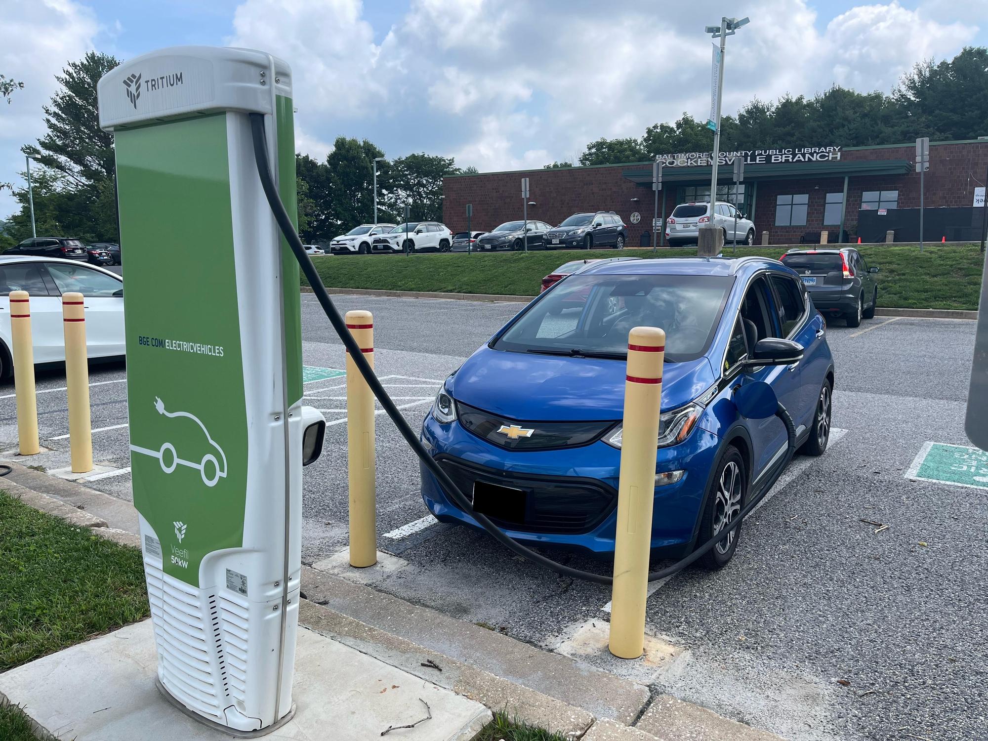 Cockeysville Branch Library Cockeysville, MD EV Station