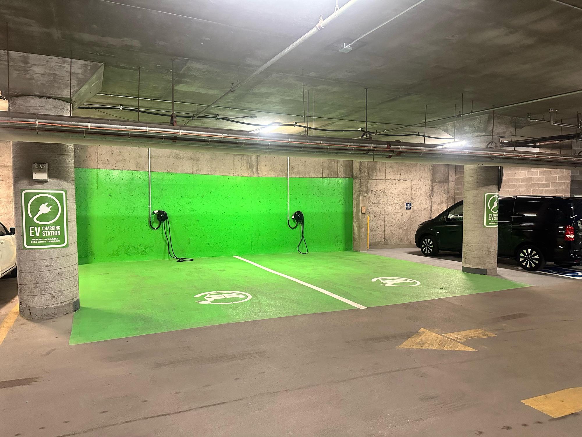 Parking Garage near Kingston Market Square Hotel Kingston, ON EV