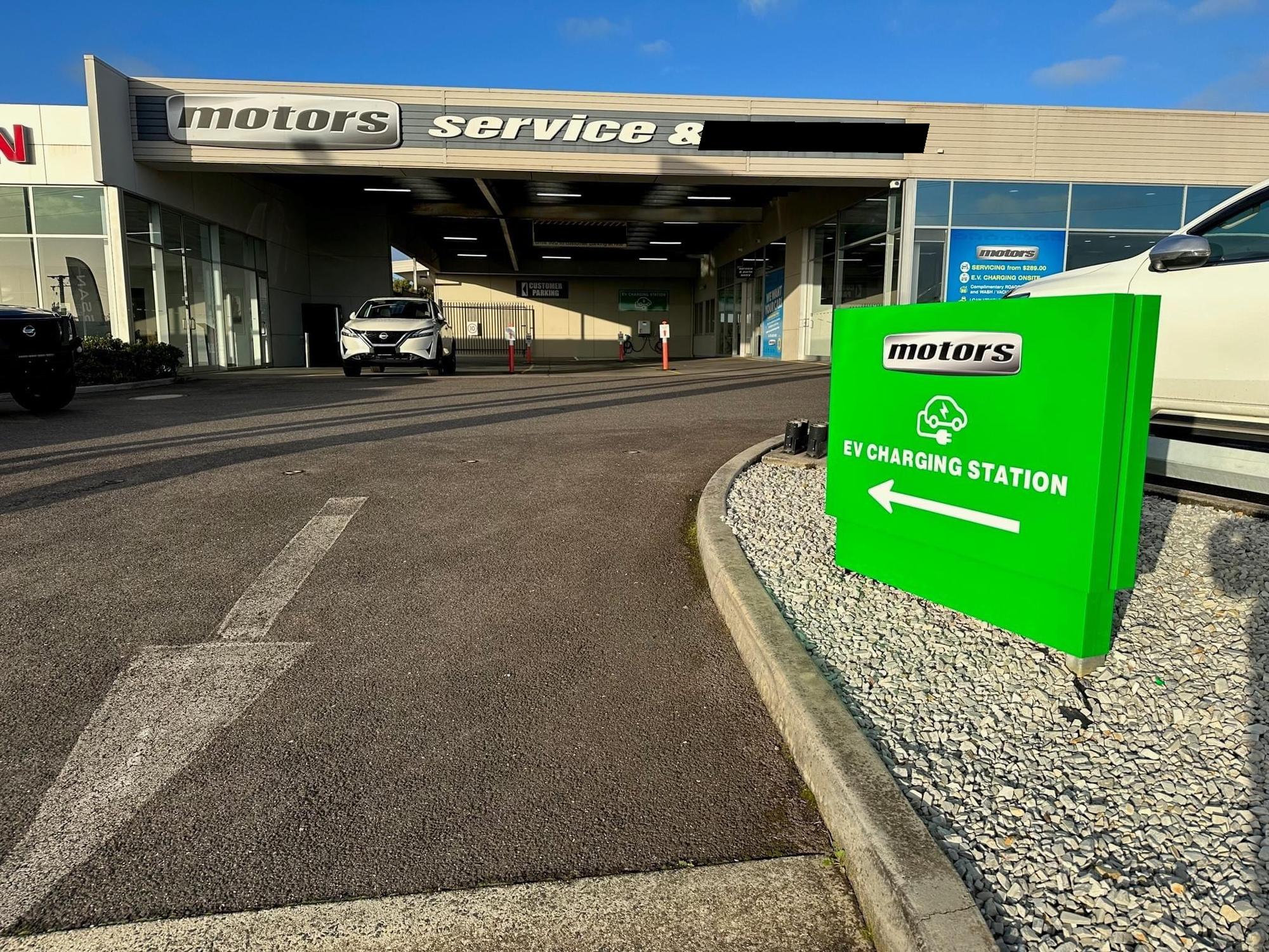 Motors Devonport Devonport, TAS EV Station