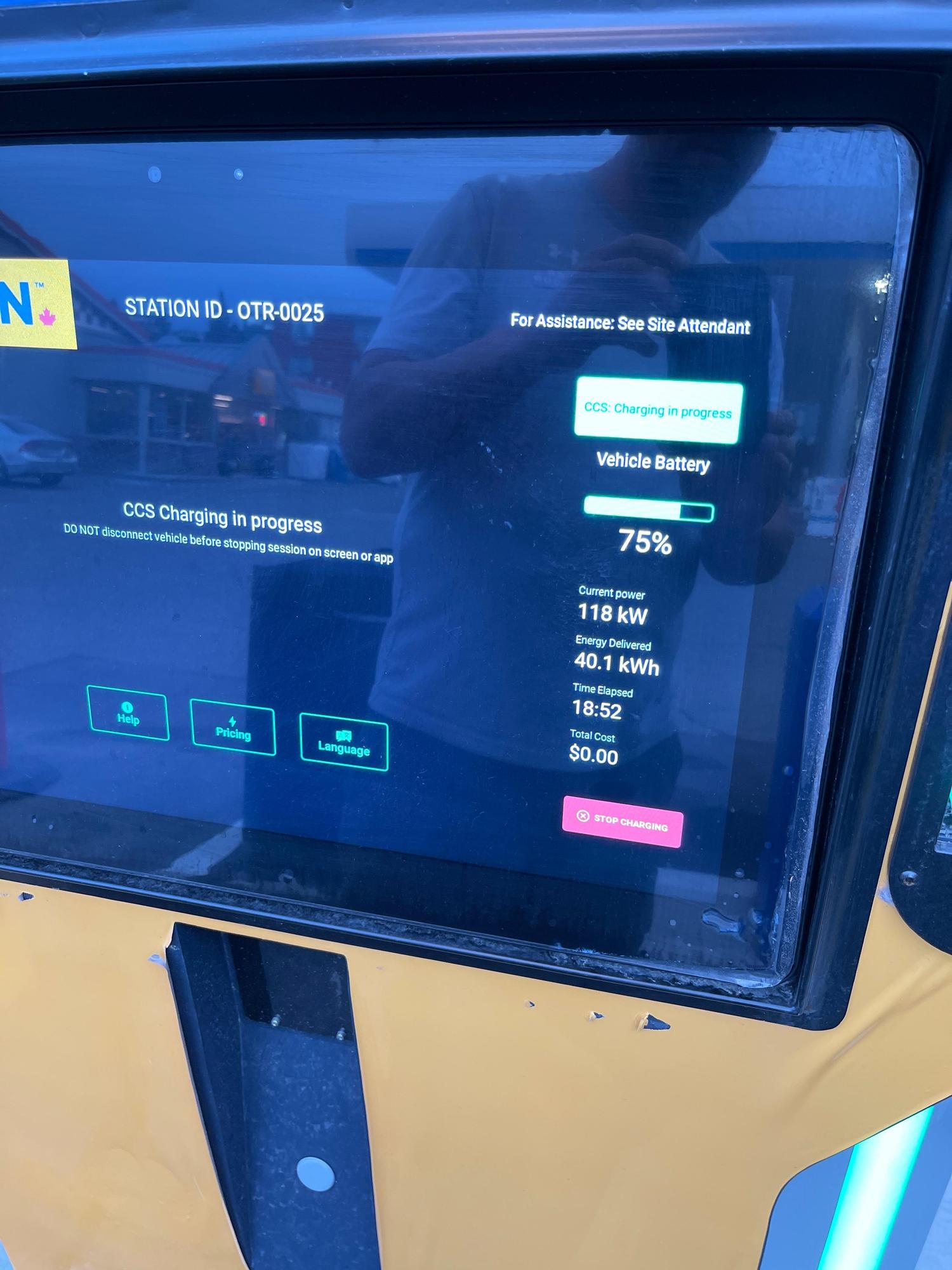 On the Run Convenience Store Kamloops, BC EV Station