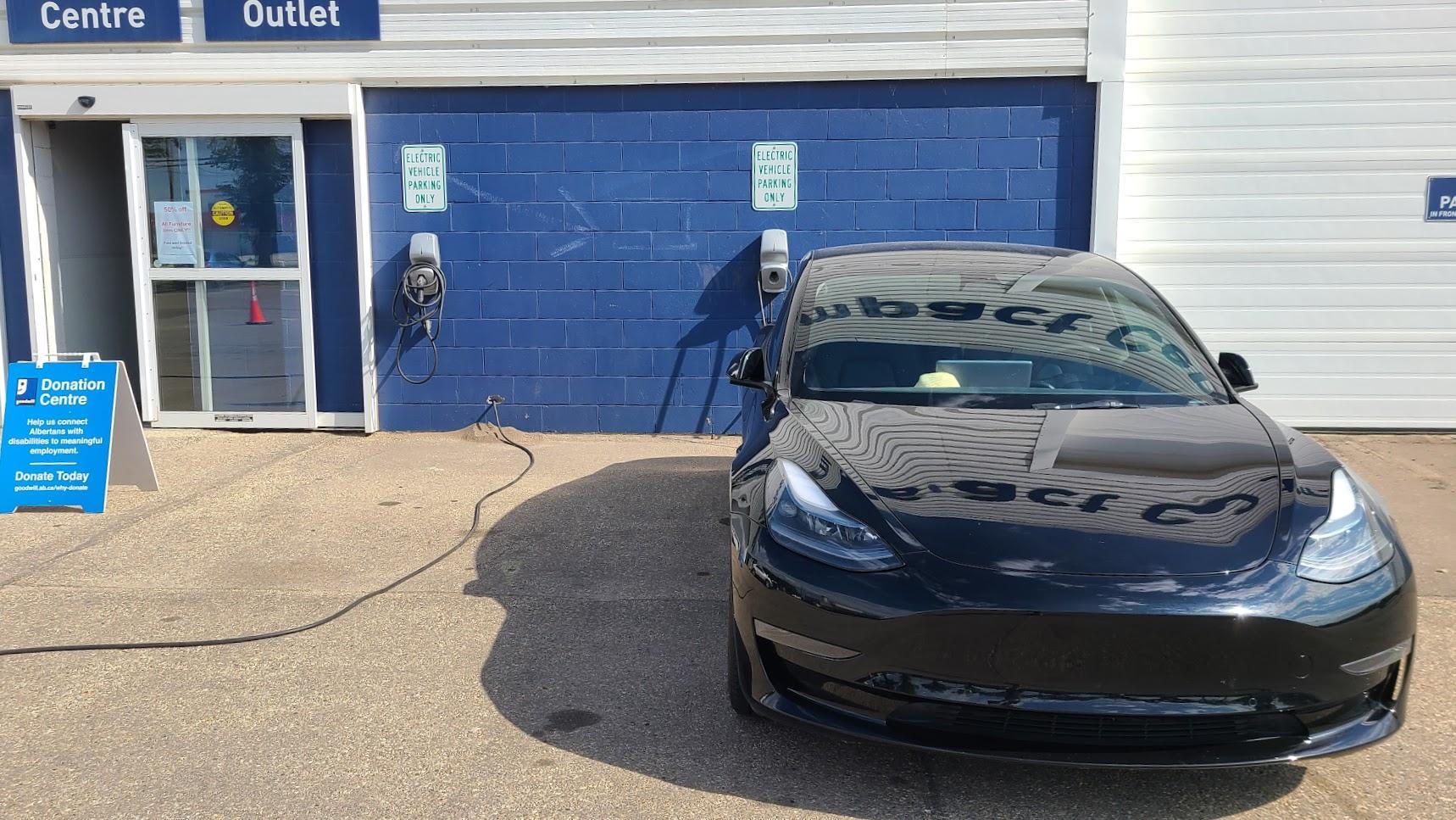 Good will Impact center Edmonton, AB EV Station
