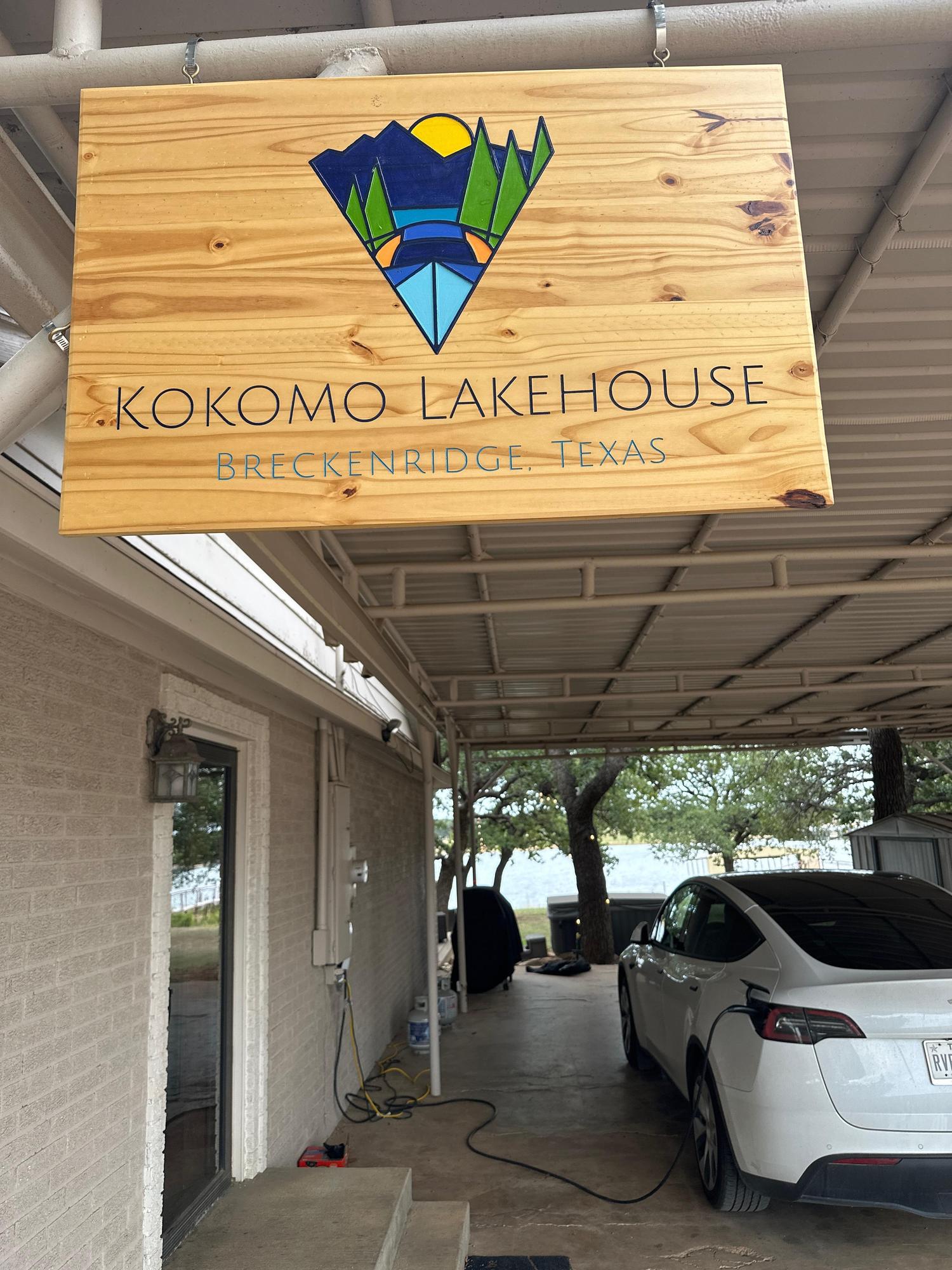 Kokomo Lakehouse 5StarStays.co Breckenridge, TX EV Station