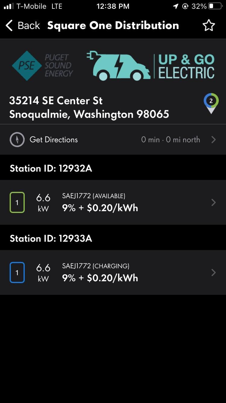 Square One Distribution | Snoqualmie, WA | EV Station
