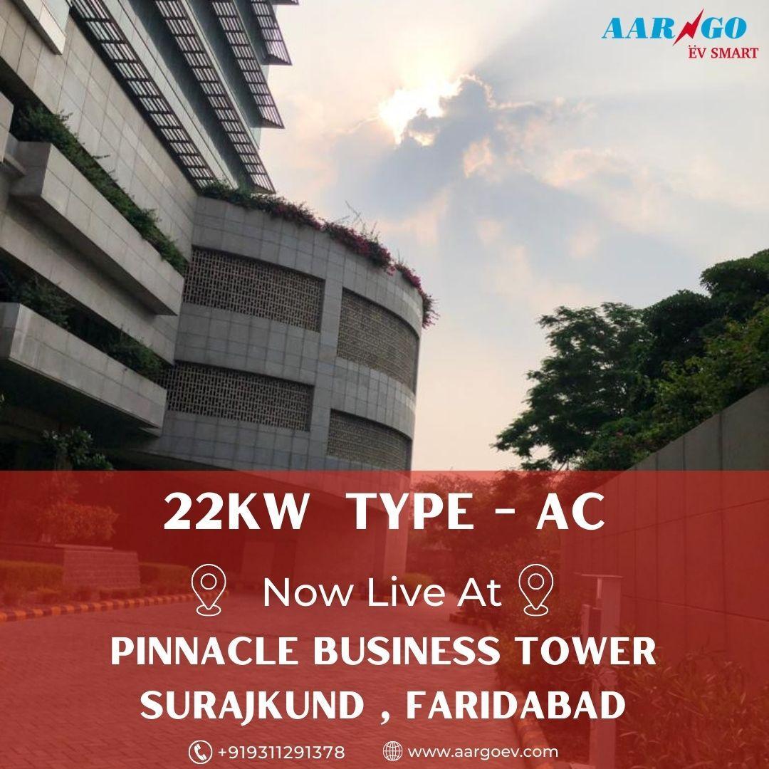 AARGO Charging Station PINNACLE TOWER, FARIDABAD New Delhi, HR EV
