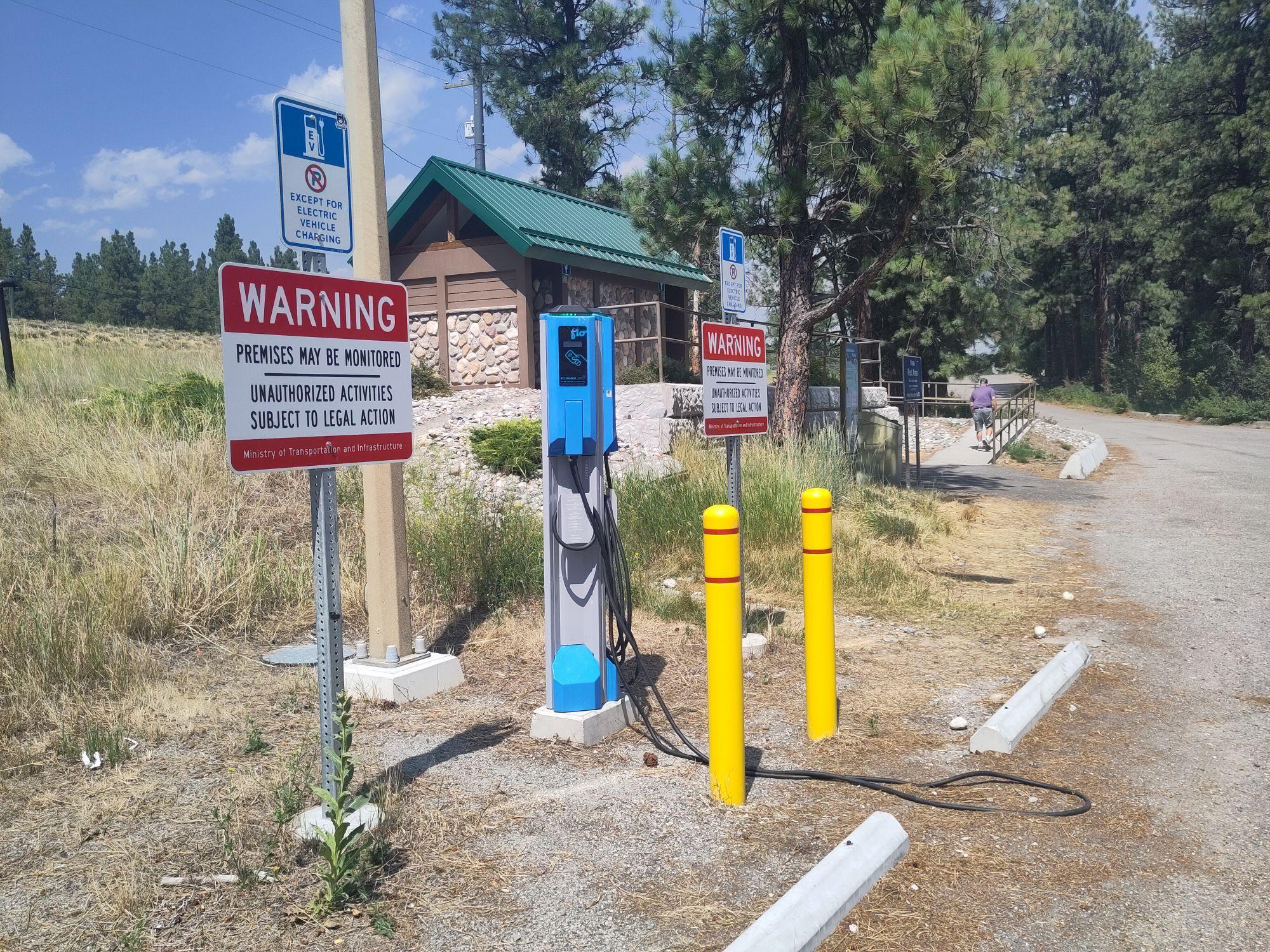 Hwy 95 Wasa Rest Area Ta Ta Creek, BC EV Station