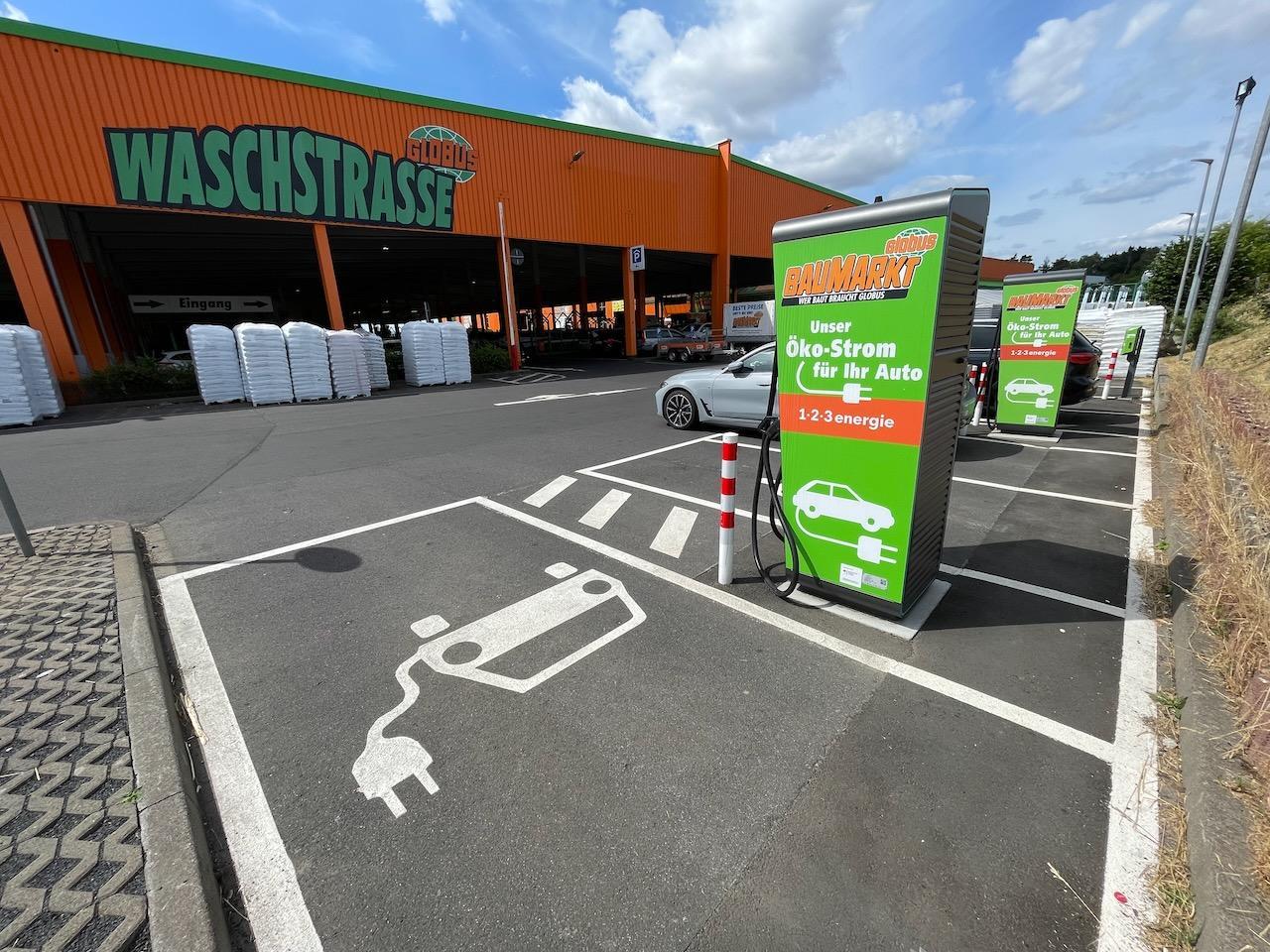 Globus Baumarkt Fulda Petersberg, HE EV Station