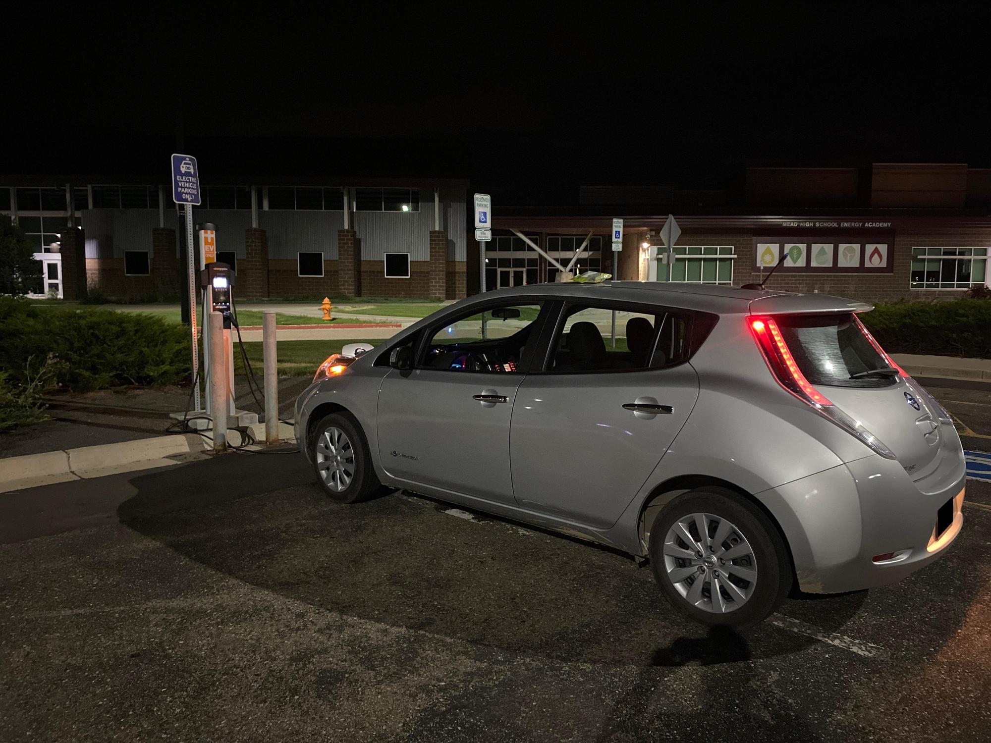 Mead High School Longmont, CO EV Station