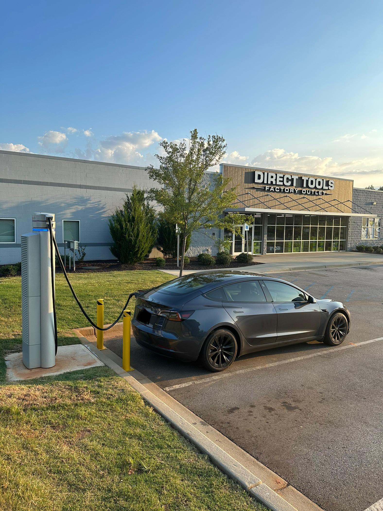 Direct Tools Factory Outlet Williamston, SC EV Station