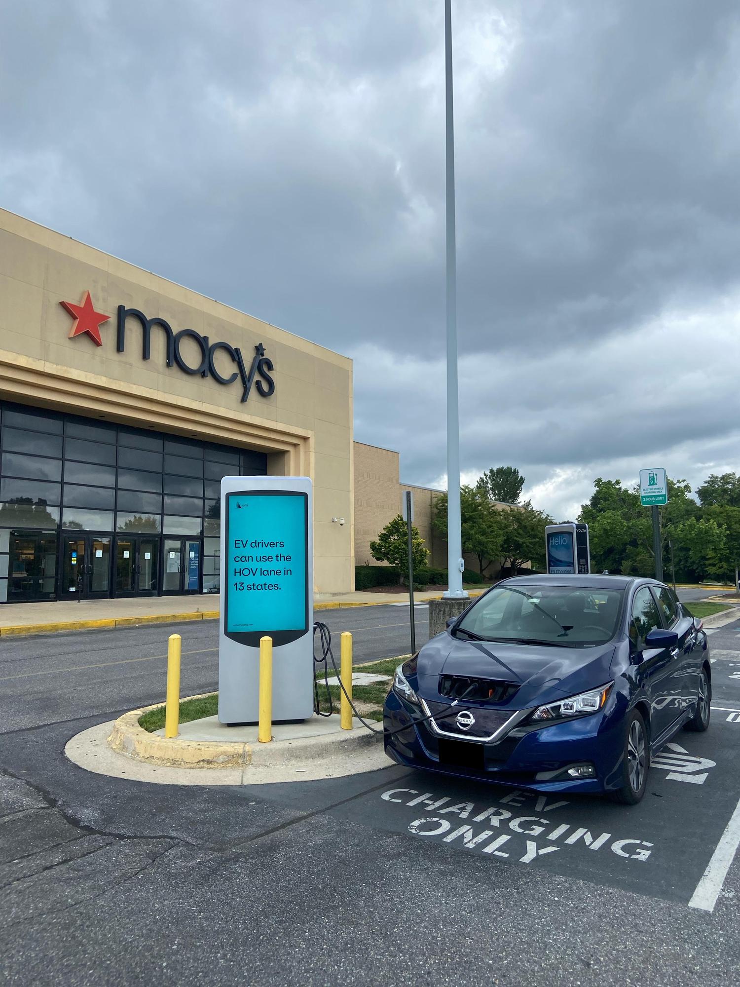 Annapolis Mall Macy's Annapolis, MD EV Station