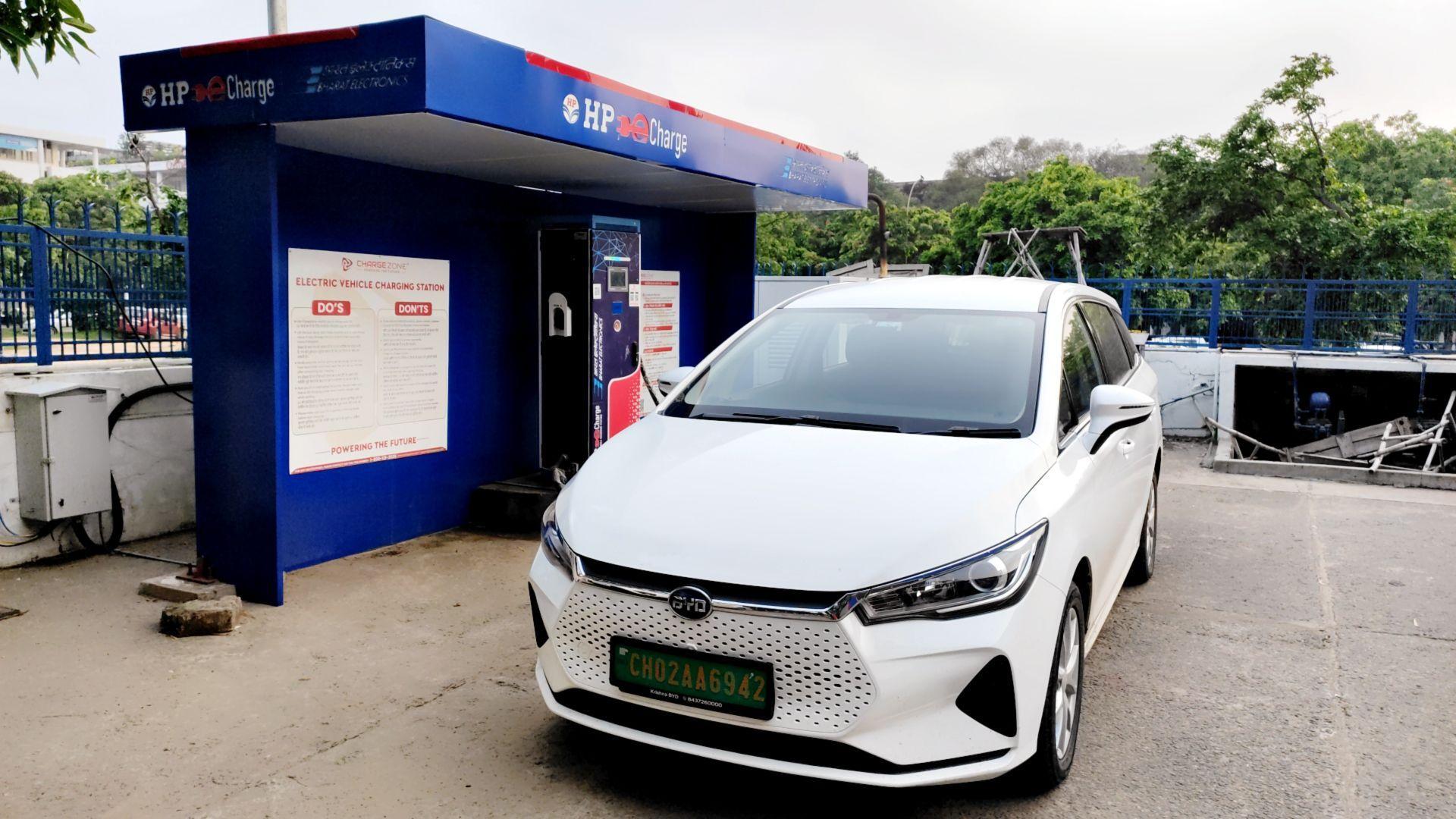 Bhagat Singh & Co HP Petrol Pump Chandigarh, CH EV Station