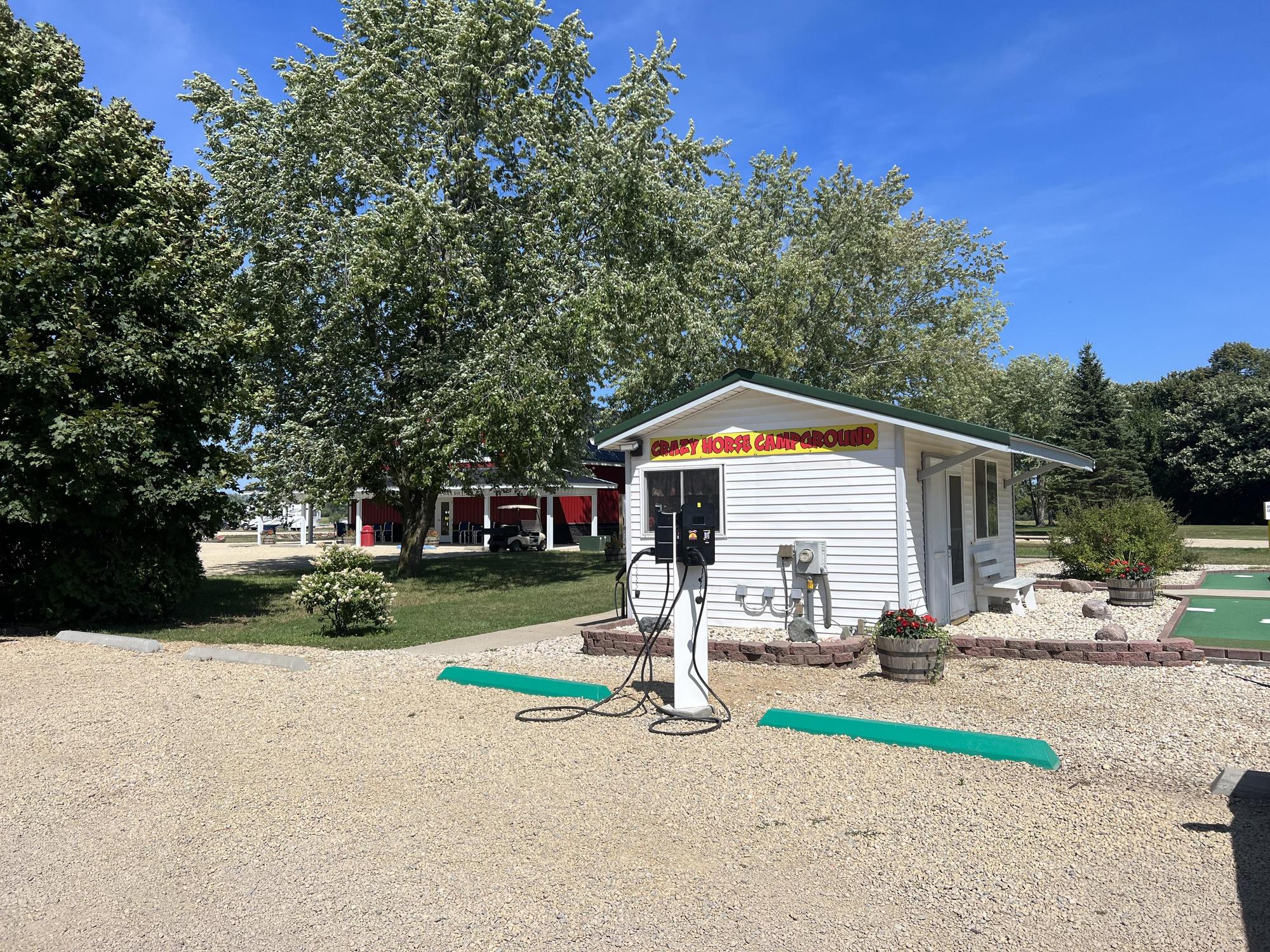 Crazy Horse Campground Brodhead, WI EV Station