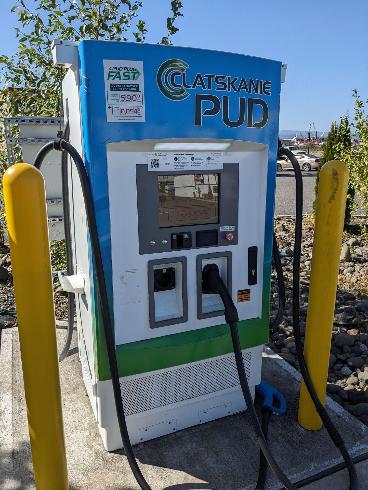 Rainier Transit Center (2) Rainier, OR EV Station