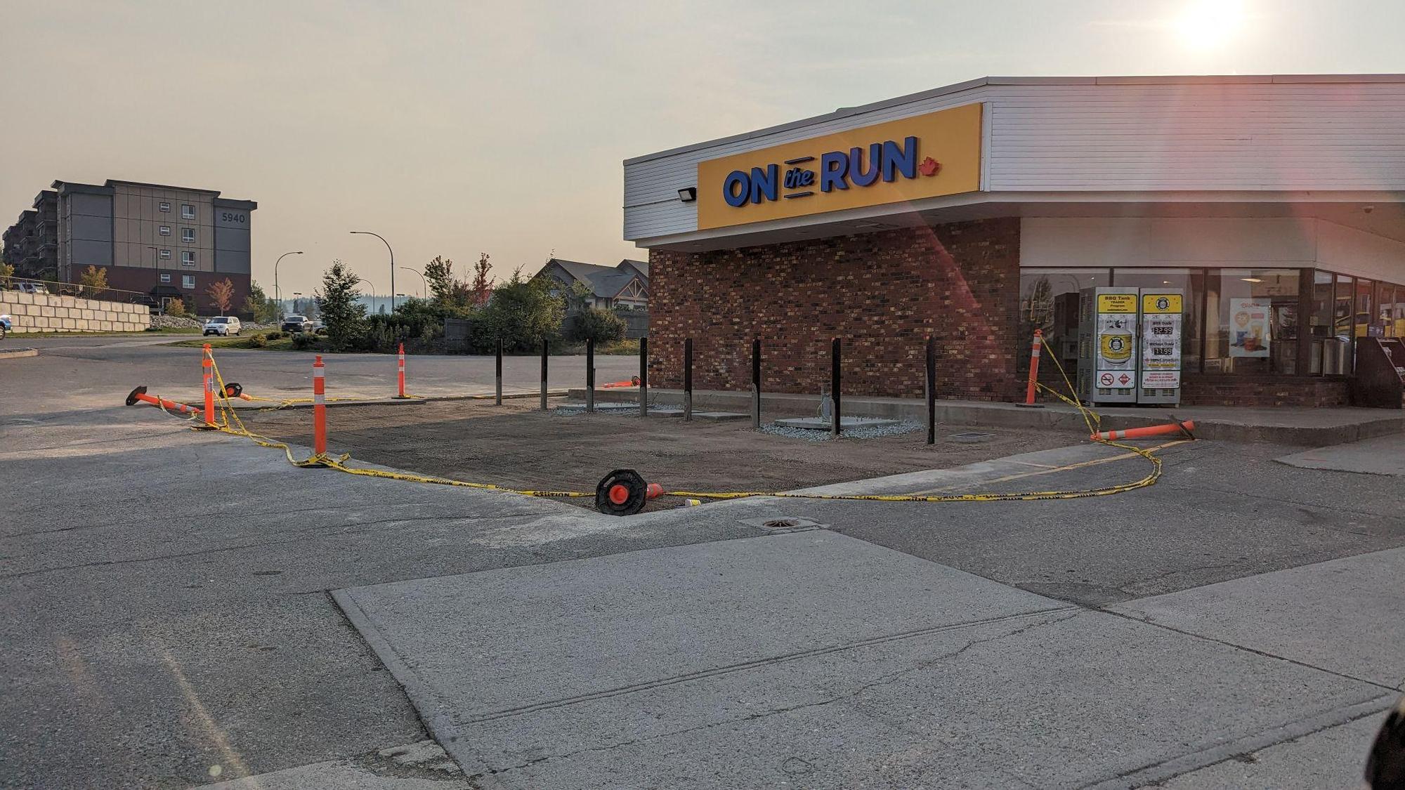 On the Run Convenience Store Prince BC EV Station