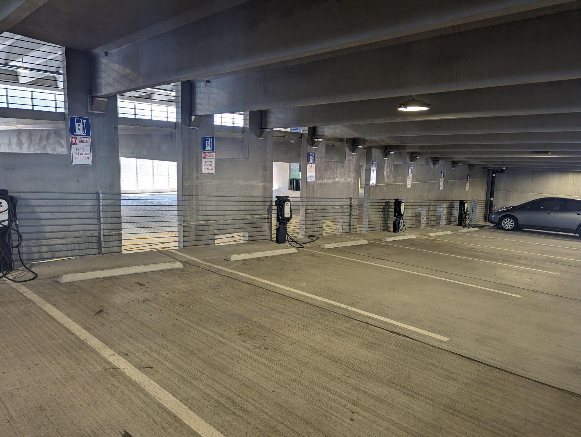 Greenville County Parking Garage Greenville, SC EV Station