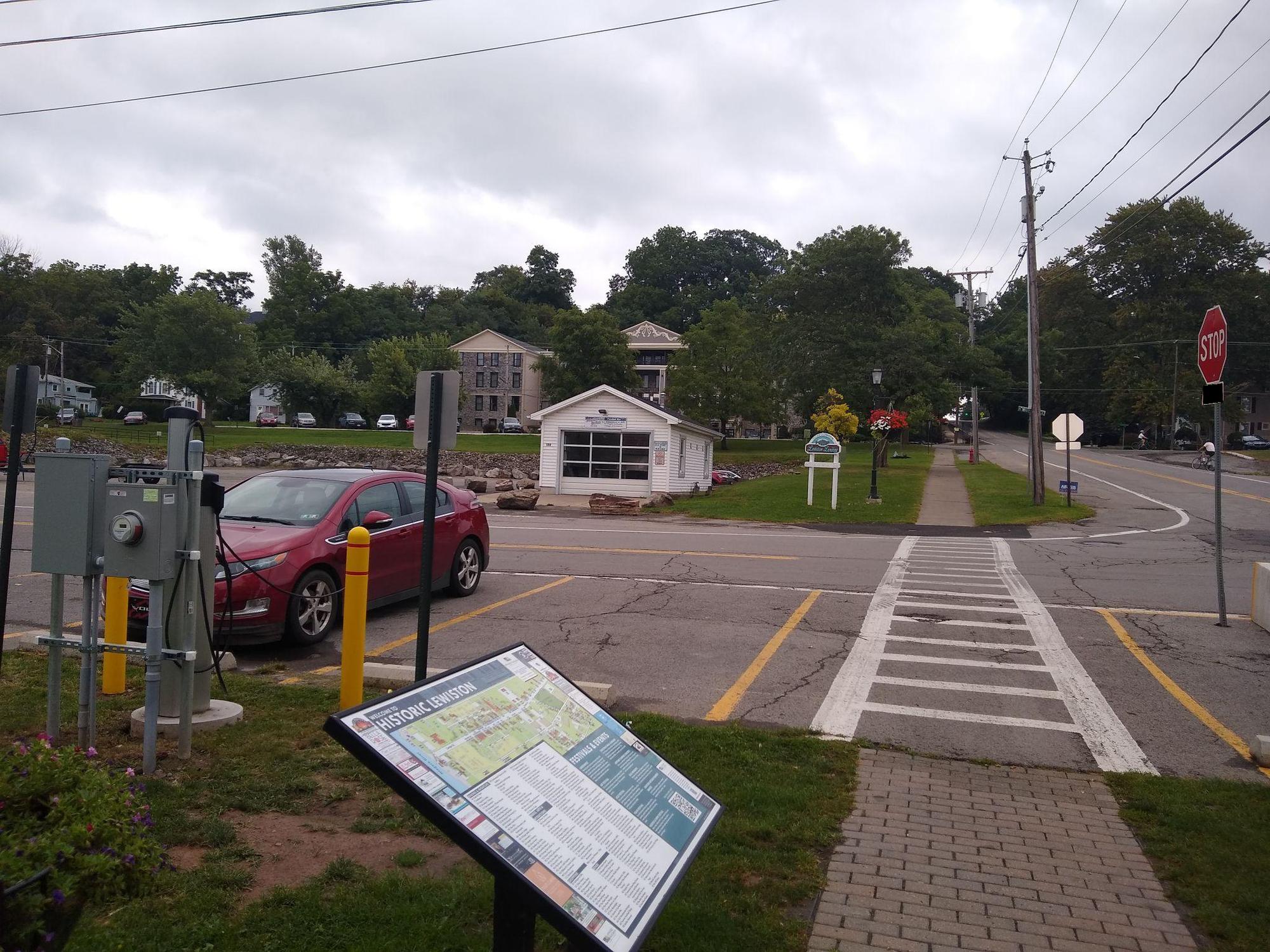 Waterfront Parking Lot Lewiston, NY EV Station