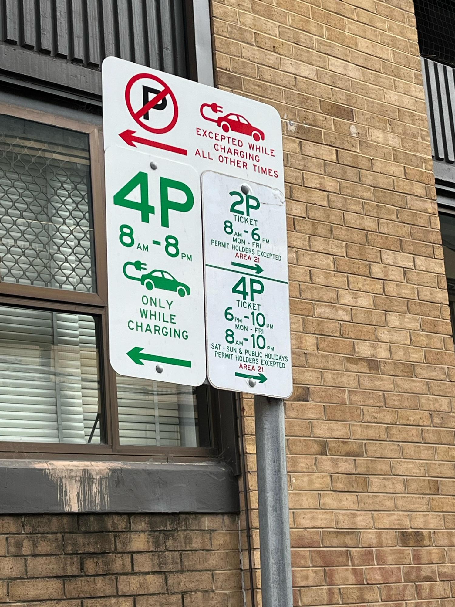 19 Yurong St Parking Darlinghurst, NSW EV Station