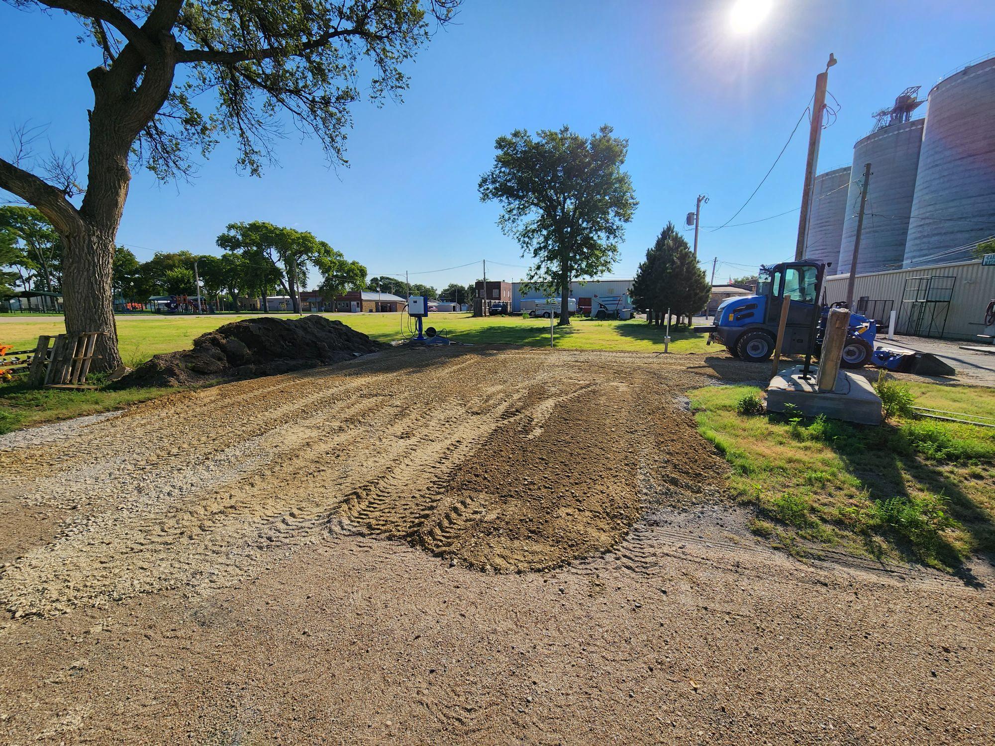 208 W Kansas St Parking Lot Glen Elder, KS EV Station