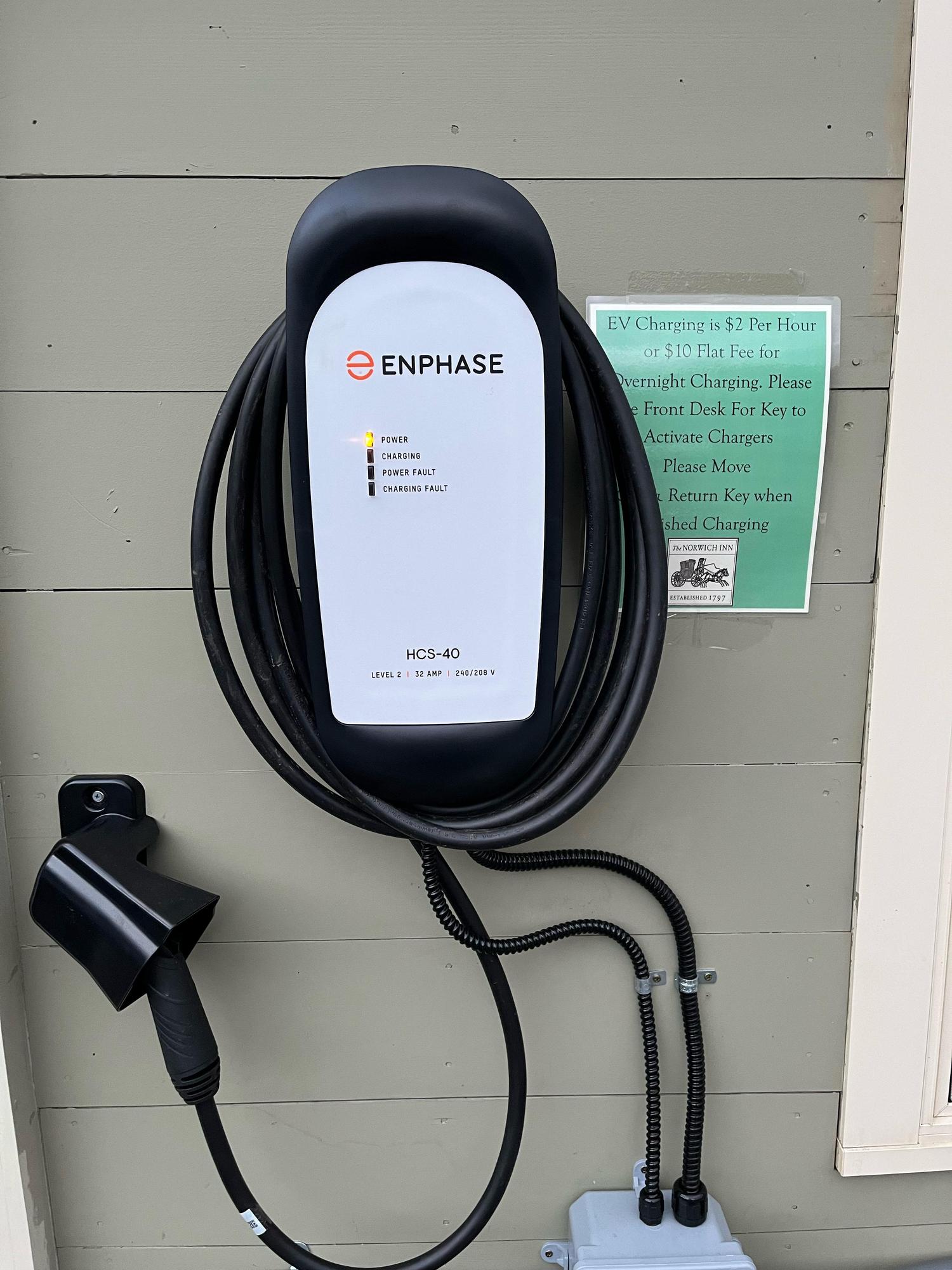 The Norwich Inn Norwich, VT EV Station