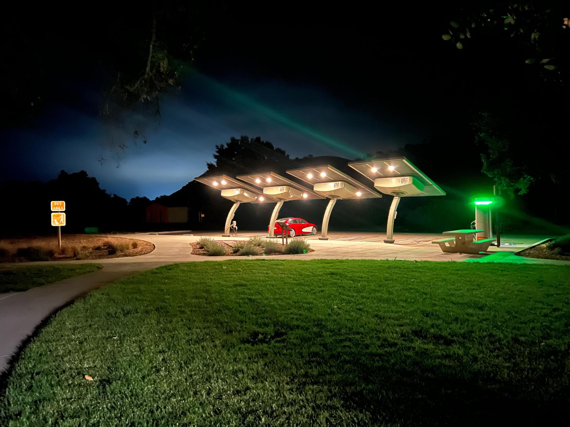 Camp Robert's Rest Stop Southbound (2) Bradley, CA EV Station