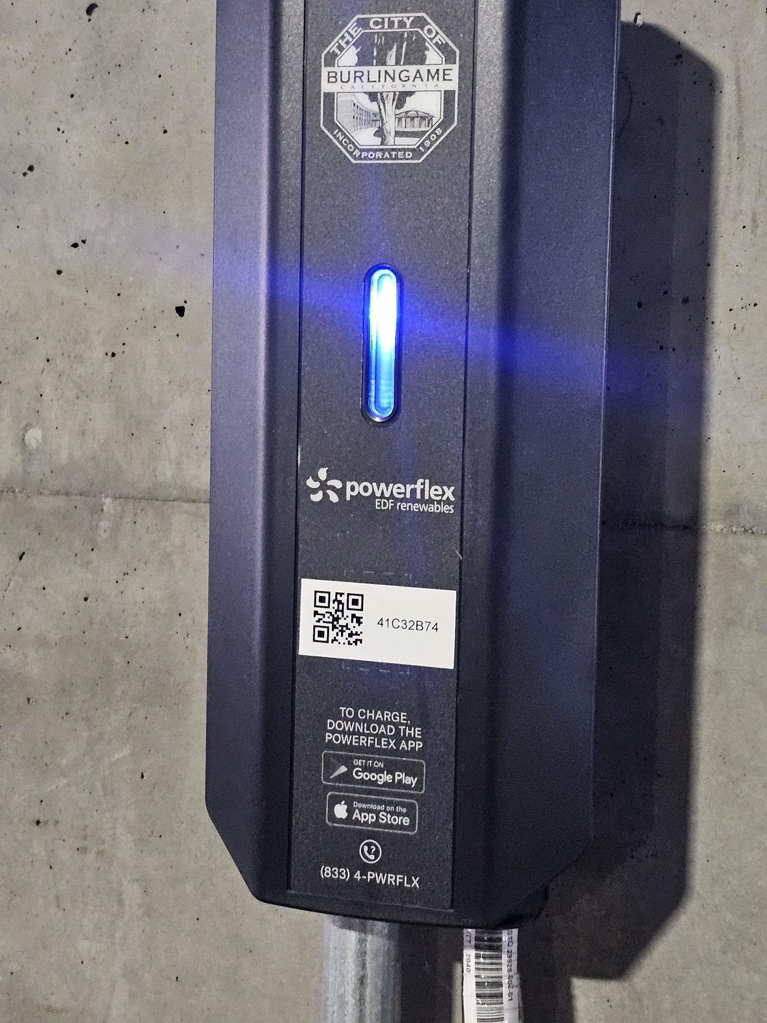 Highland Parking Garage Burlingame, CA EV Station