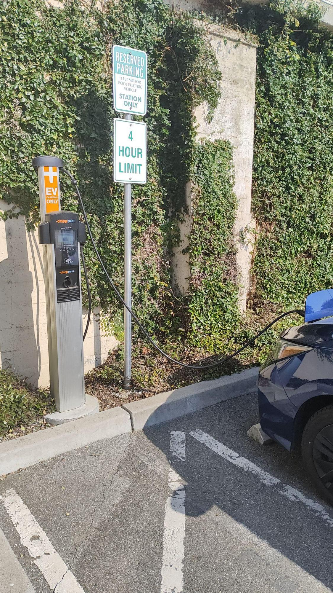 Monterey County Recorder Visitor Lot Salinas, CA EV Station