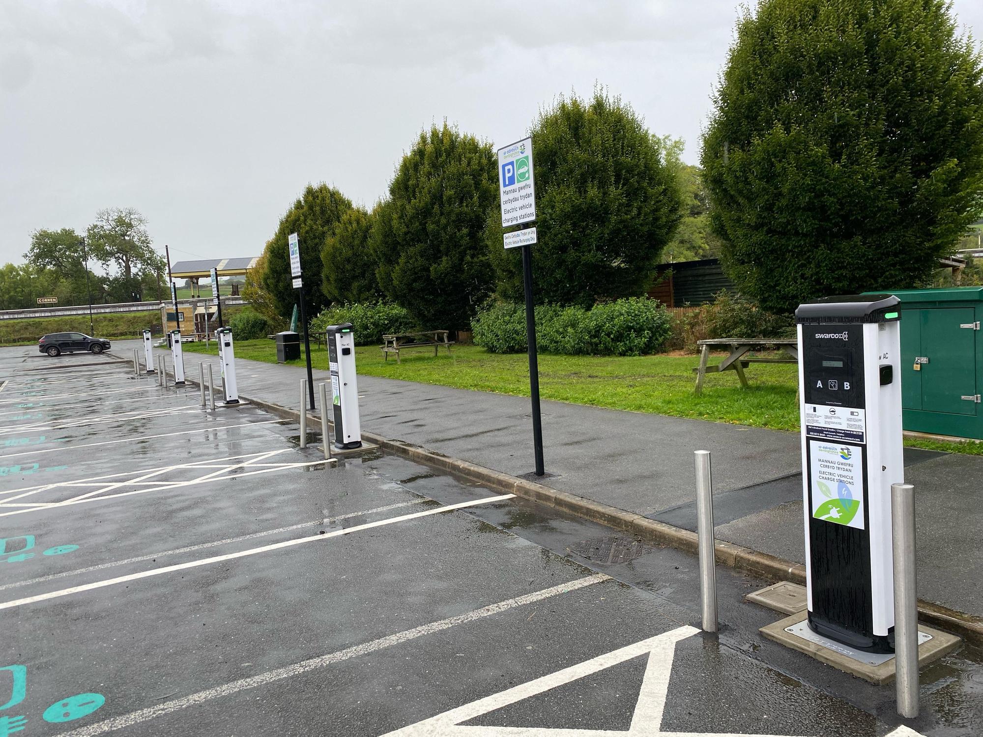 7kW x 10 Green lane car park, Corwen green ln car park Corwen