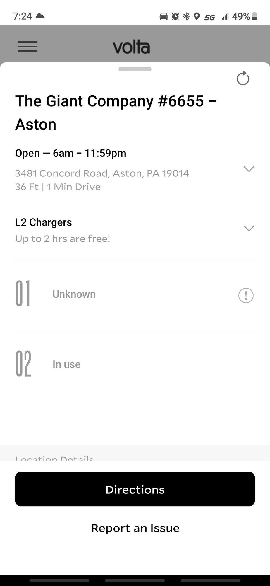 GIANT Aston Aston, PA EV Station