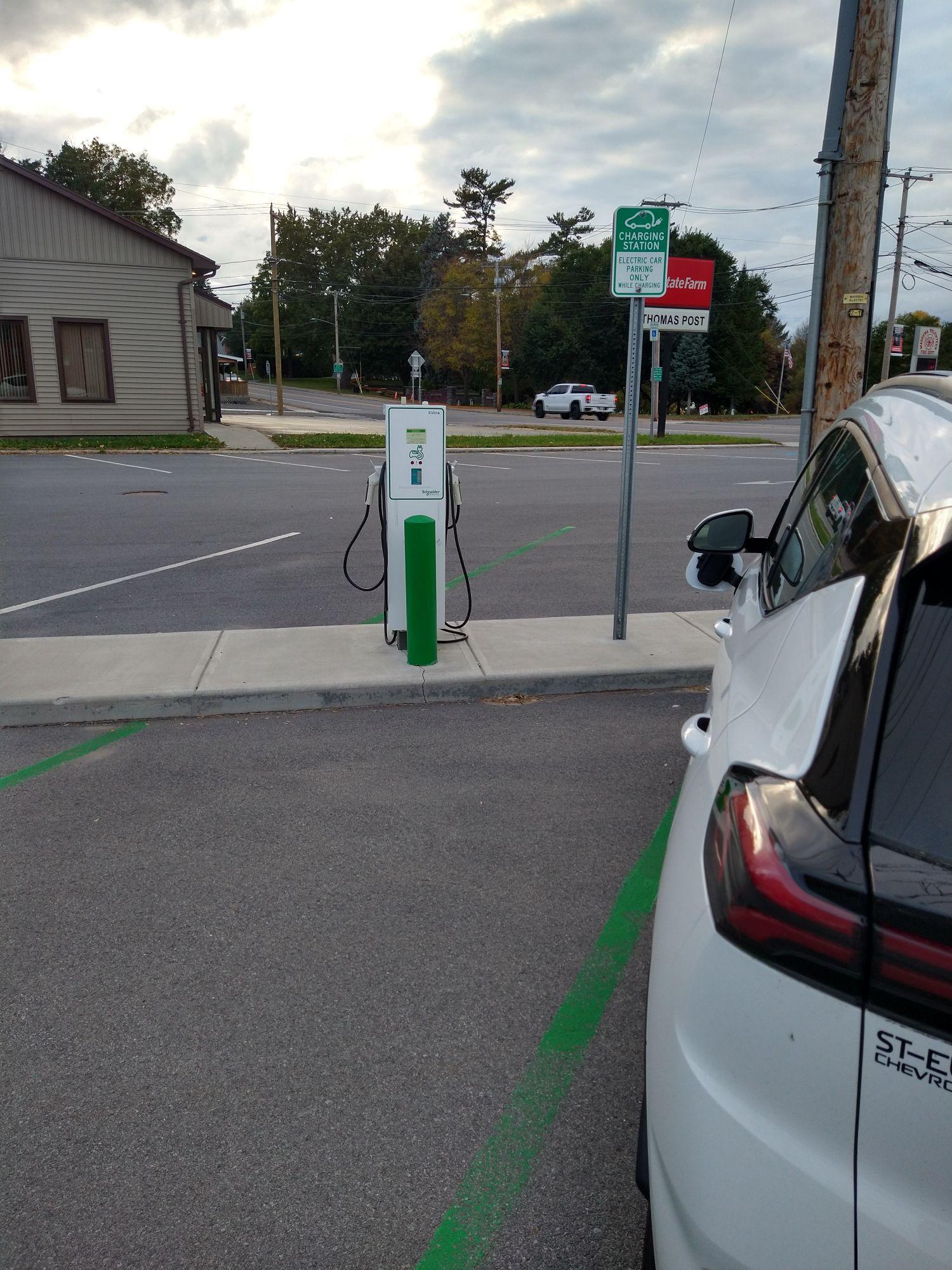 Massena Municipal Parking Massena, NY EV Station