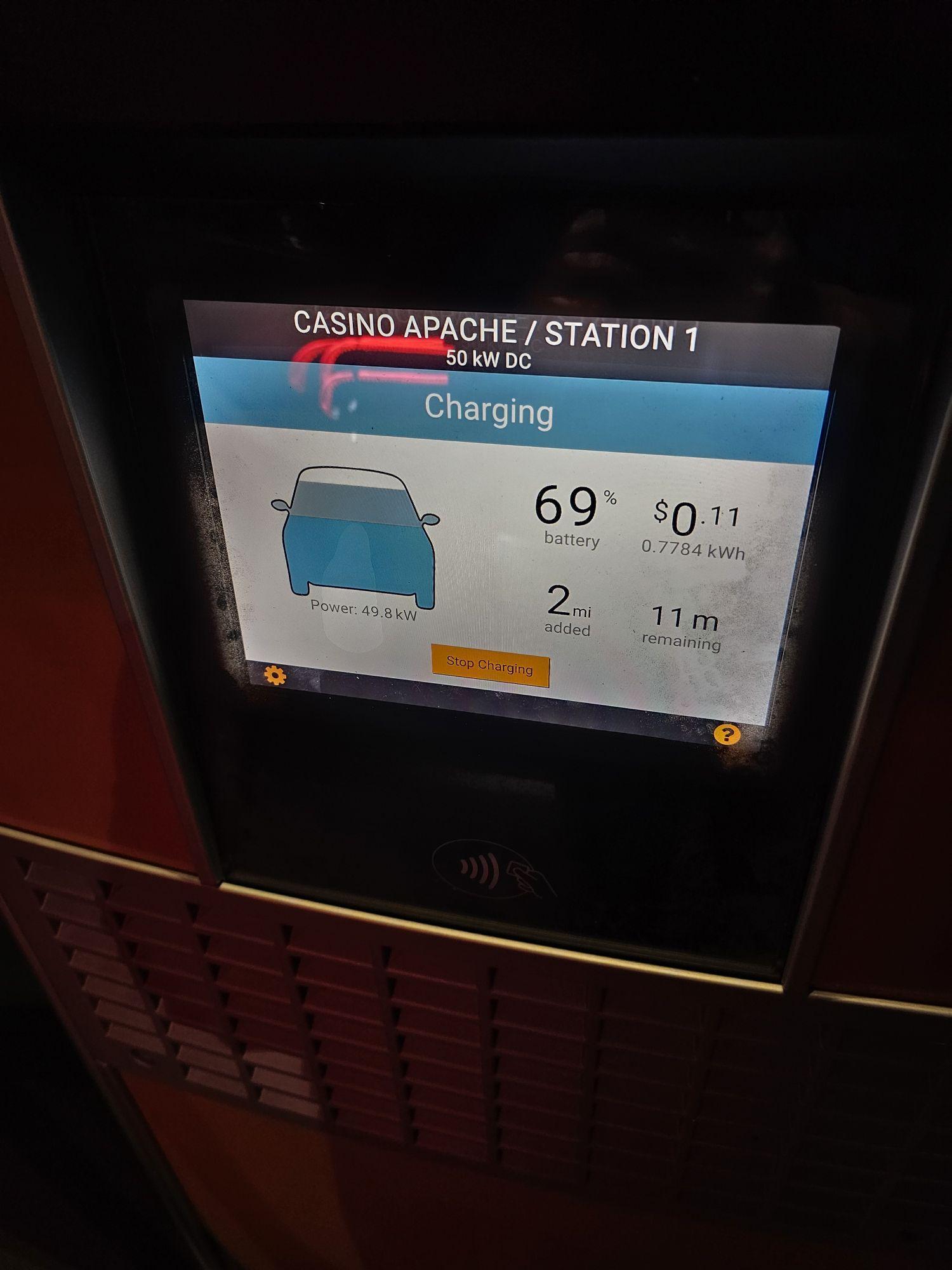 Casino Apache Travel Center Mescalero, NM EV Station