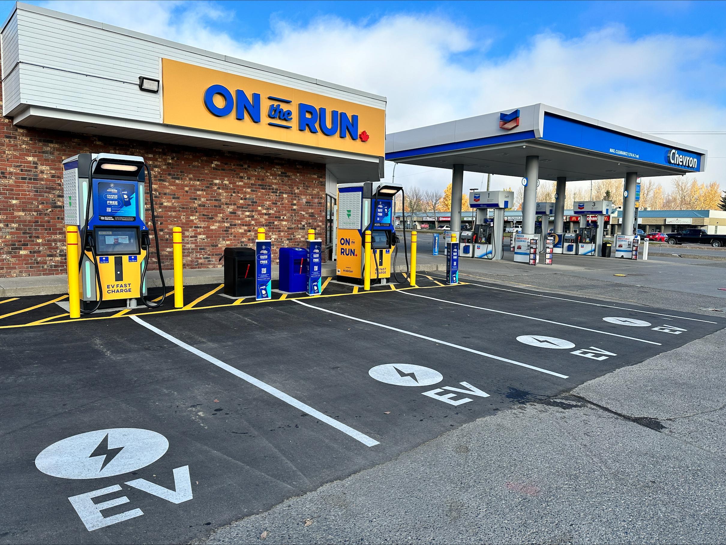 On the Run Convenience Store Prince BC EV Station