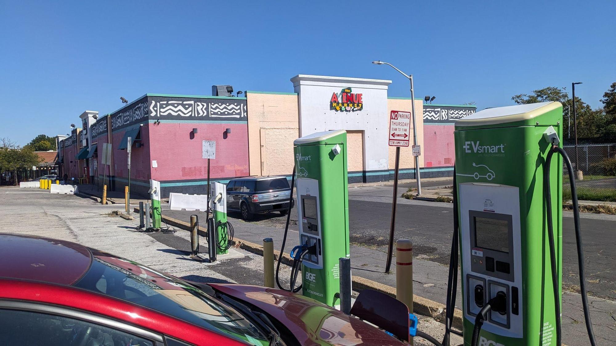 1700 Pennsylvania Ave Parking Baltimore, MD EV Station