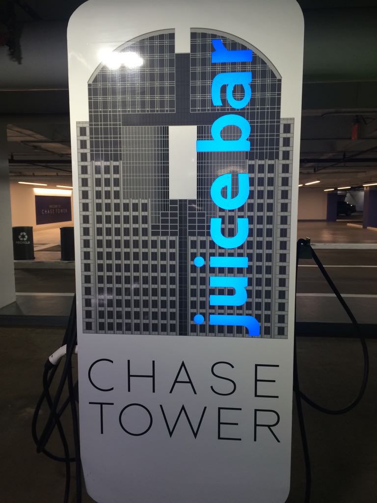 Chase Tower Parking Garage Dallas, TX EV Station