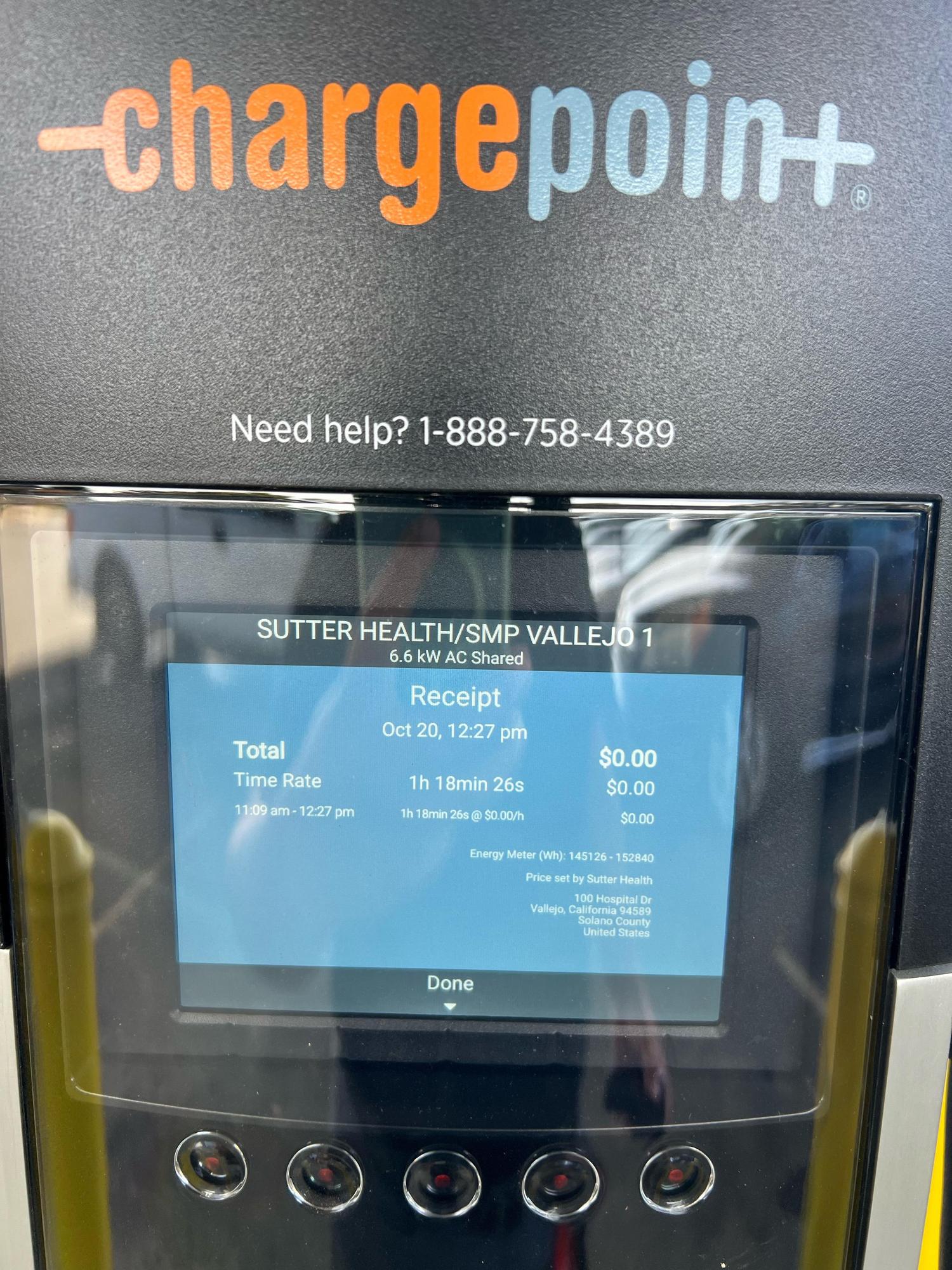 Sutter Health SMP Vallejo | Vallejo, CA | EV Station