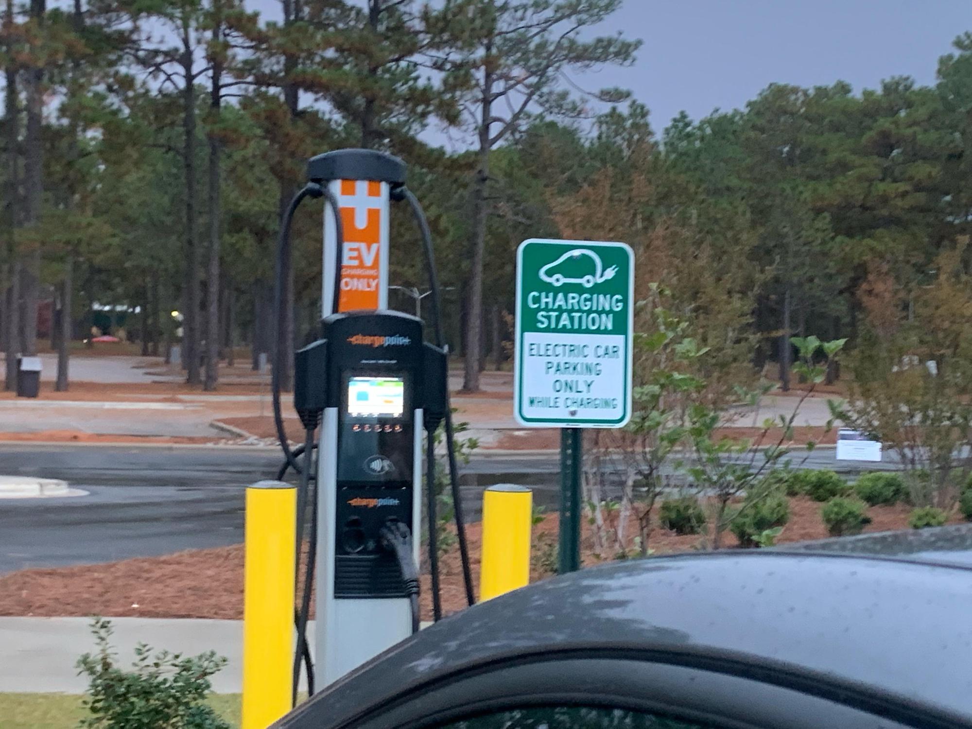 Sandhills Community College Foundation Hall Pinehurst, NC EV Station