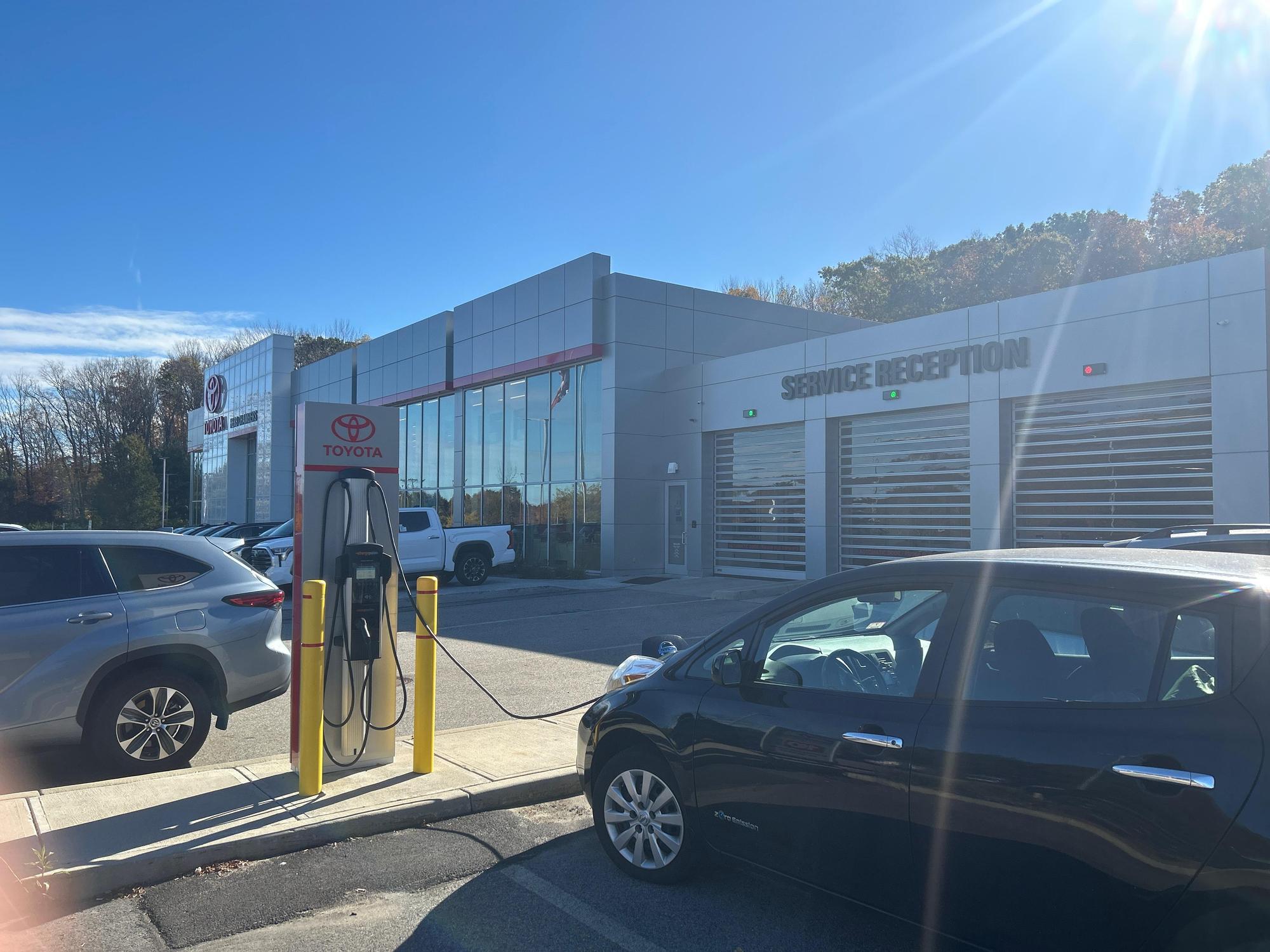 Herb Chambers Toyota Auburn, MA EV Station