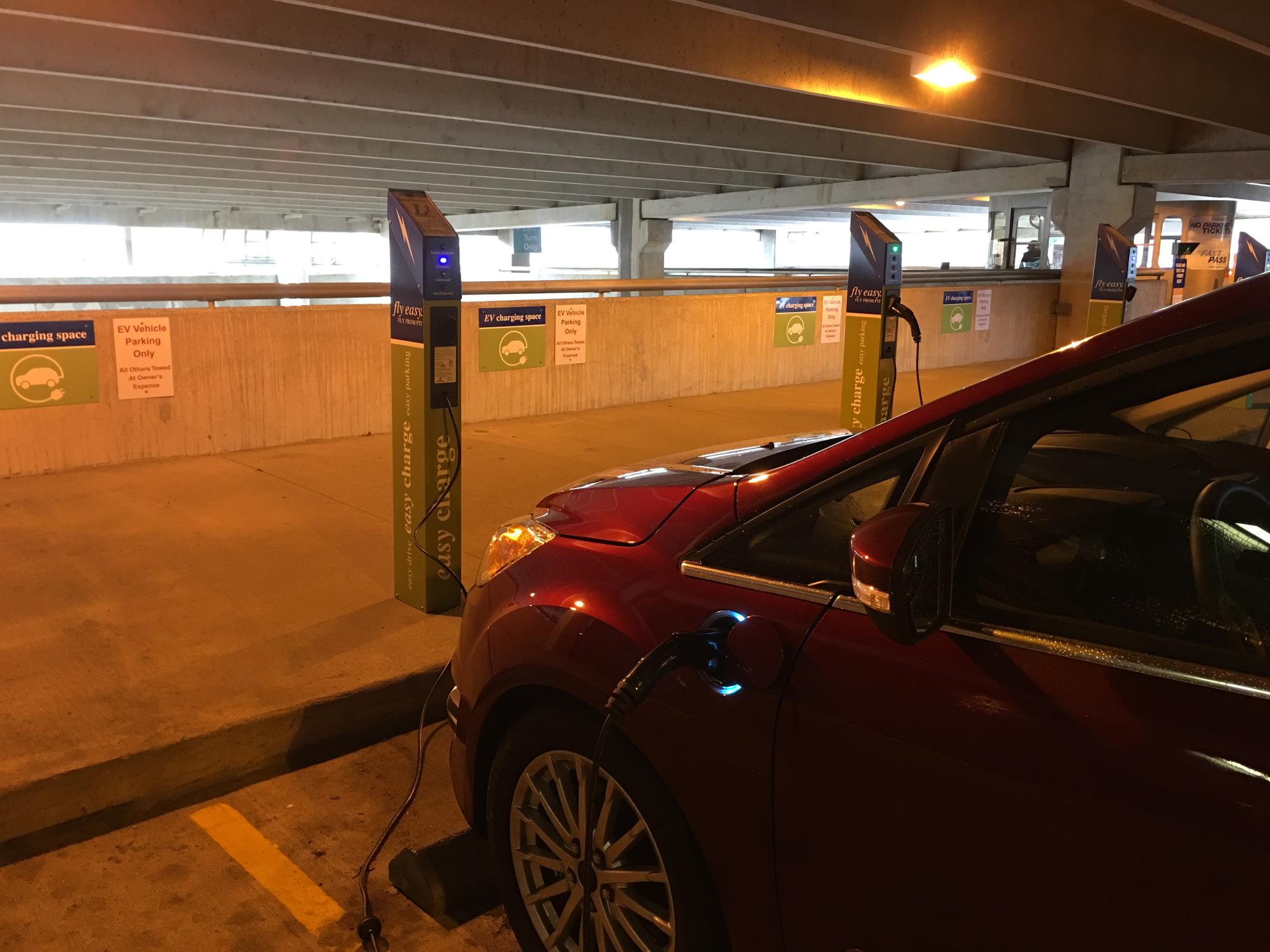 Piedmont Triad International Airport Greensboro, NC EV Station