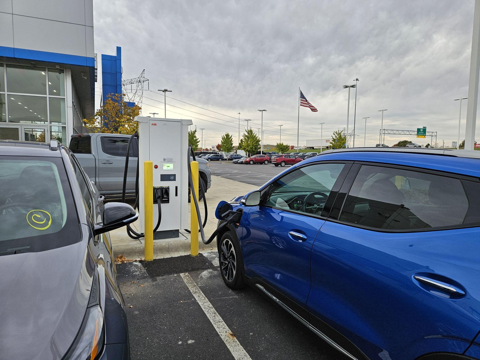 Byers Chevrolet Front Grove City, OH EV Station