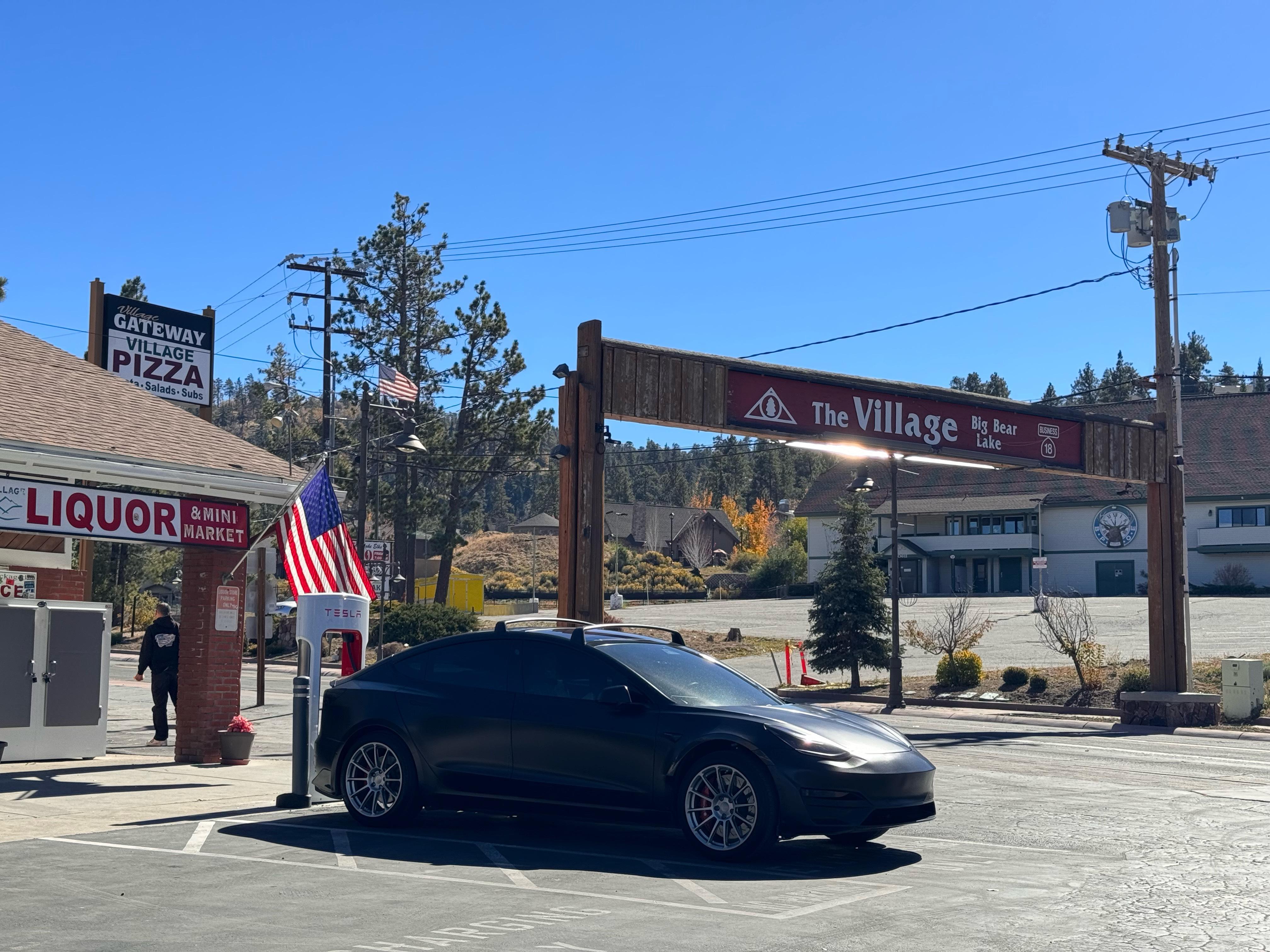 Our Town Village Liquor Market Big Bear Lake, CA EV Station