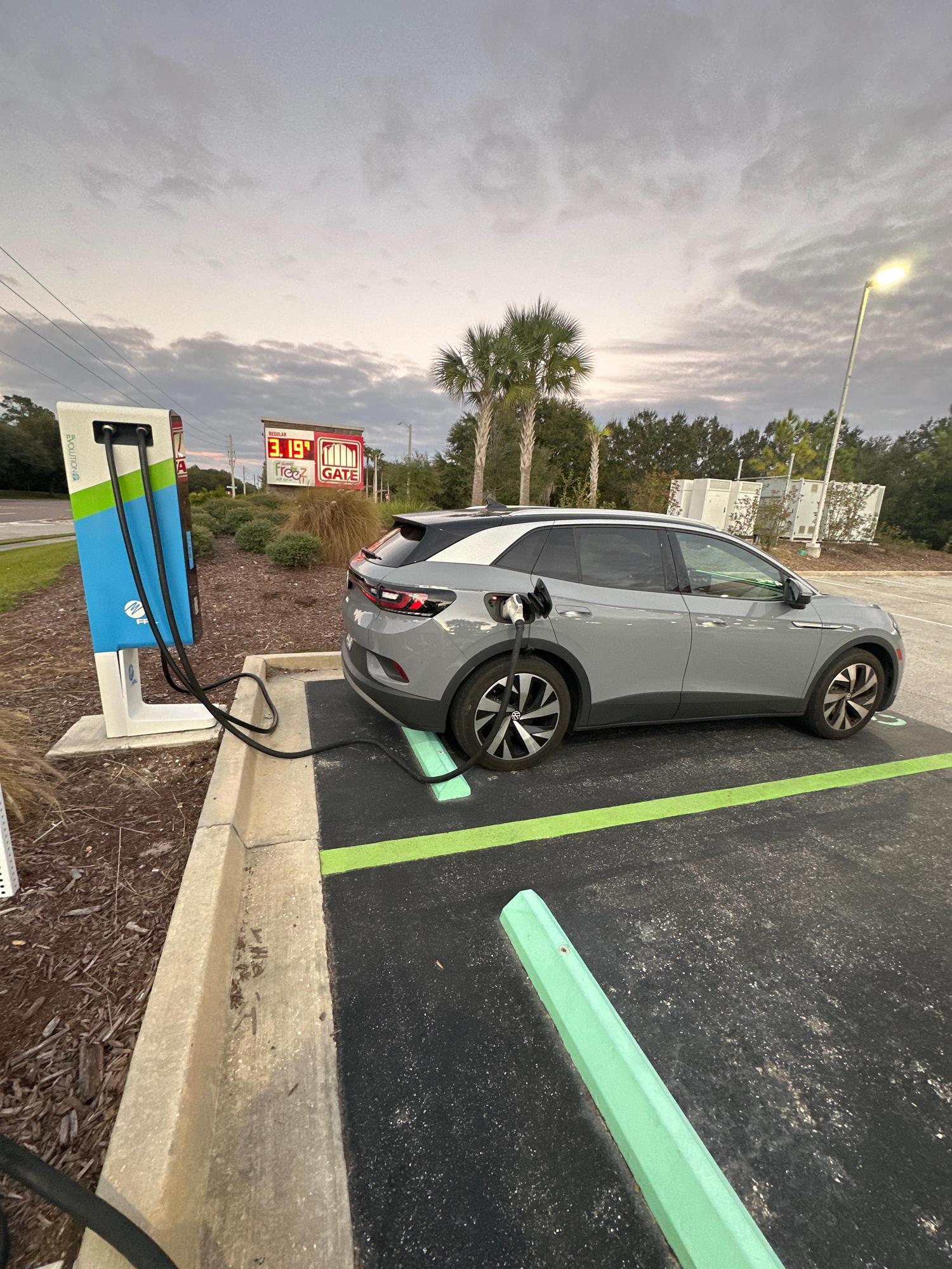 Gate Gas Station St. Augustine, FL EV Station