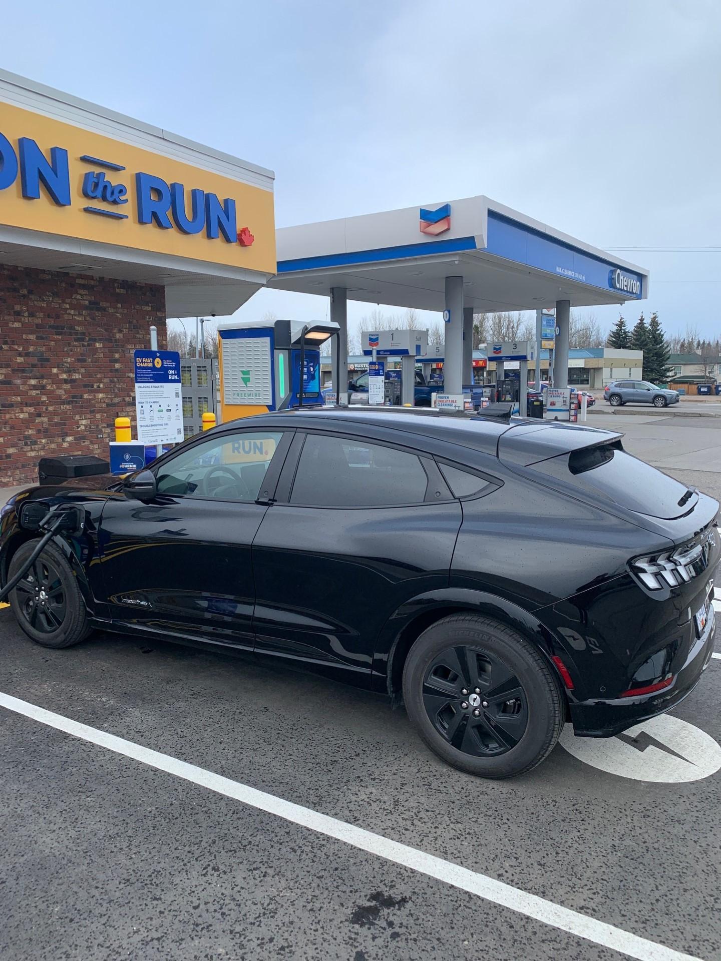 On the Run Convenience Store Prince BC EV Station