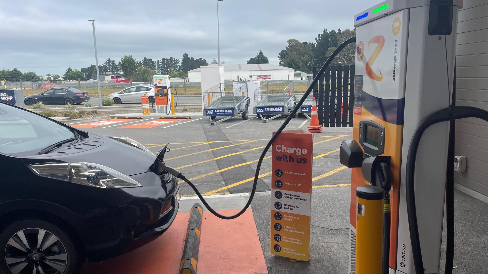 Z Sawyers Arms Service Station Christchurch, Canterbury EV Station