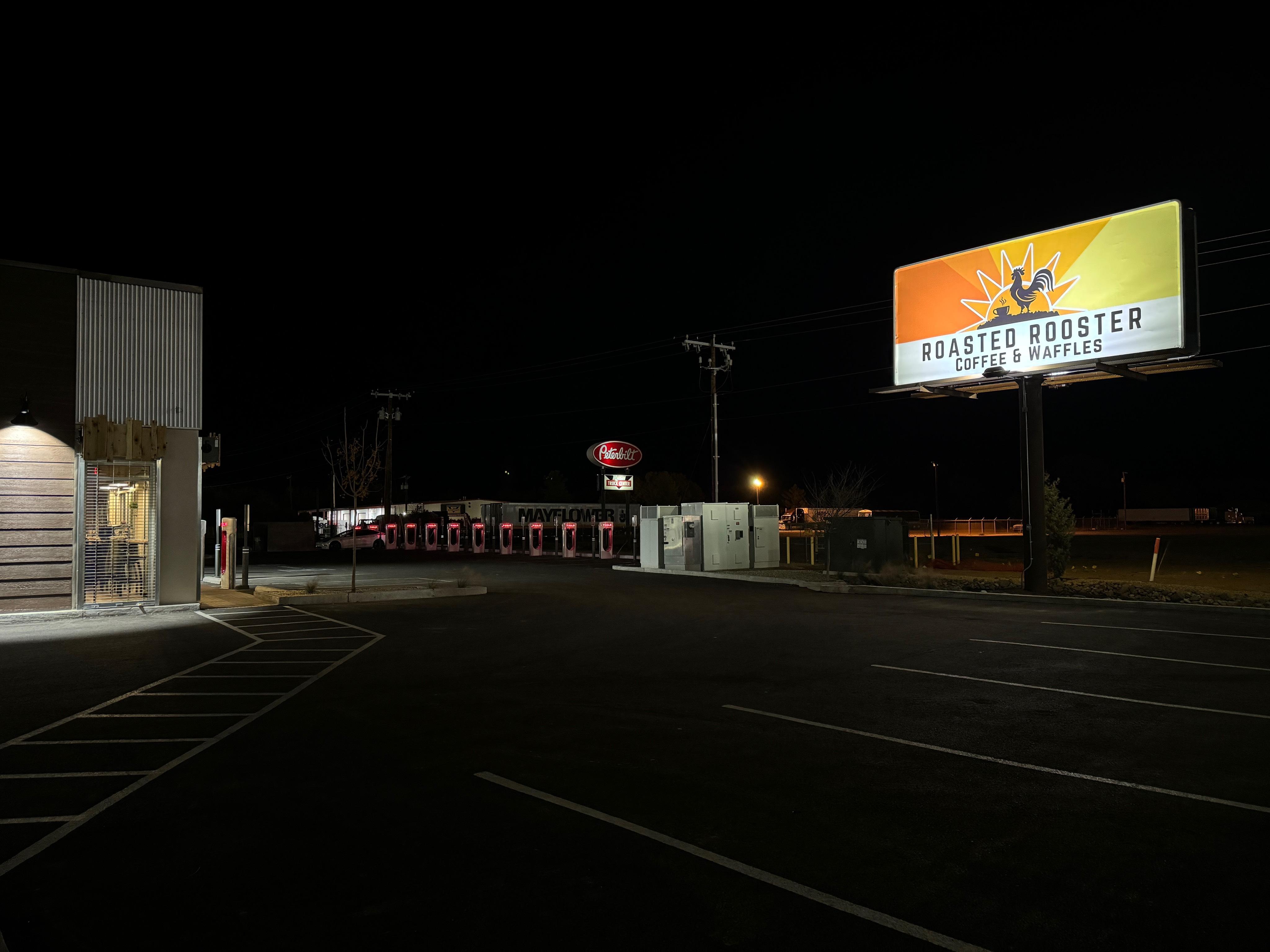 Roasted Rooster Coffee & Waffles Las Cruces, NM EV Station