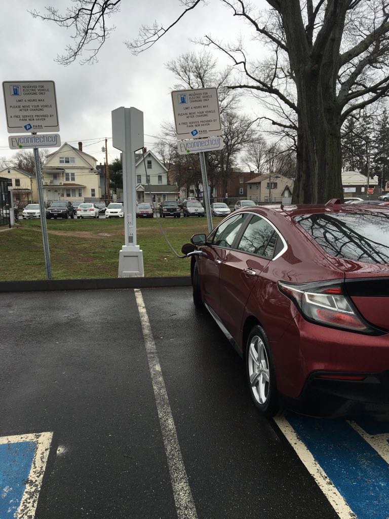 Sherman Parking Lot New Haven, CT EV Station
