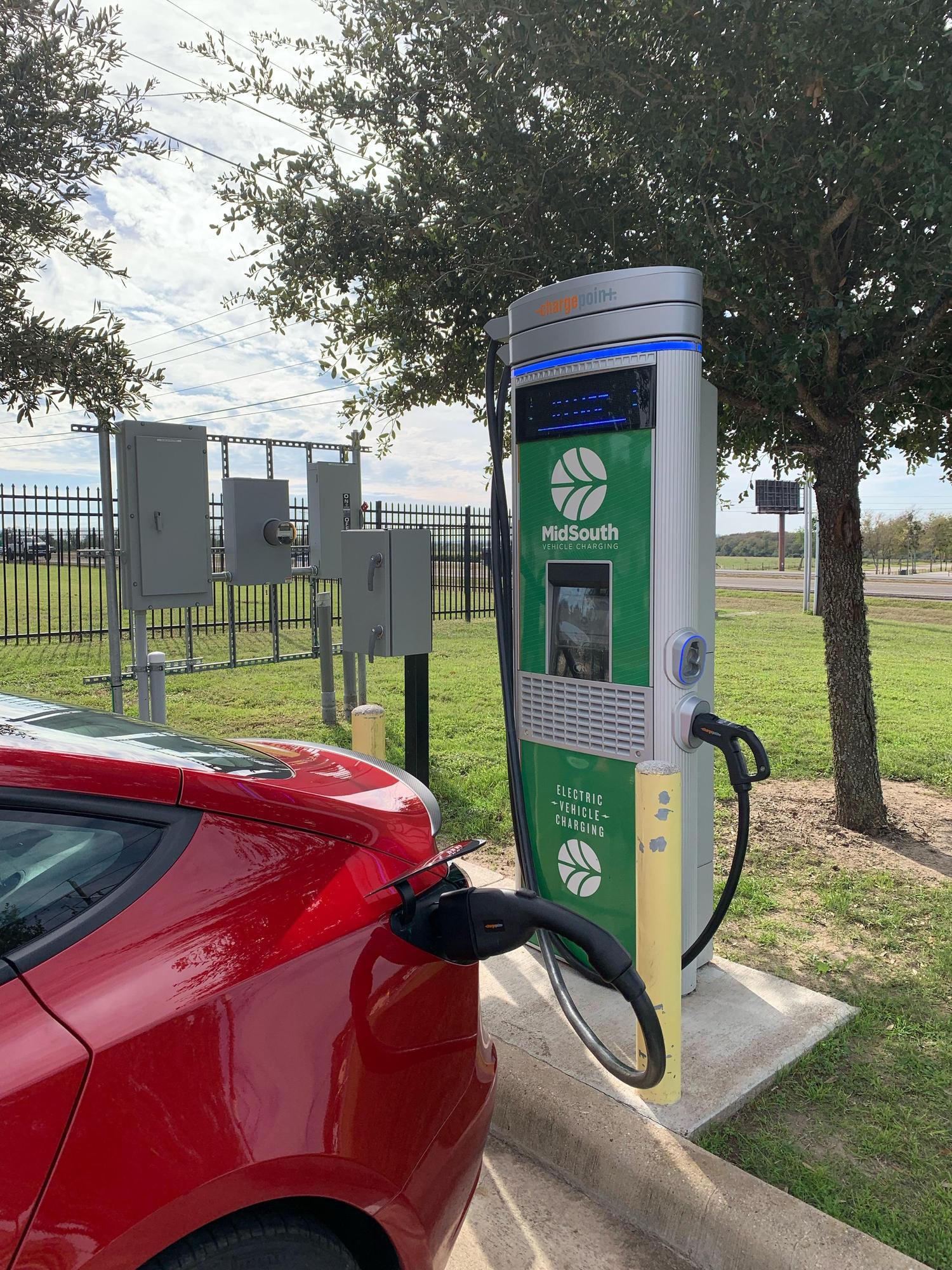 FREE MidSouth Electric Coop Navasota, TX EV Station