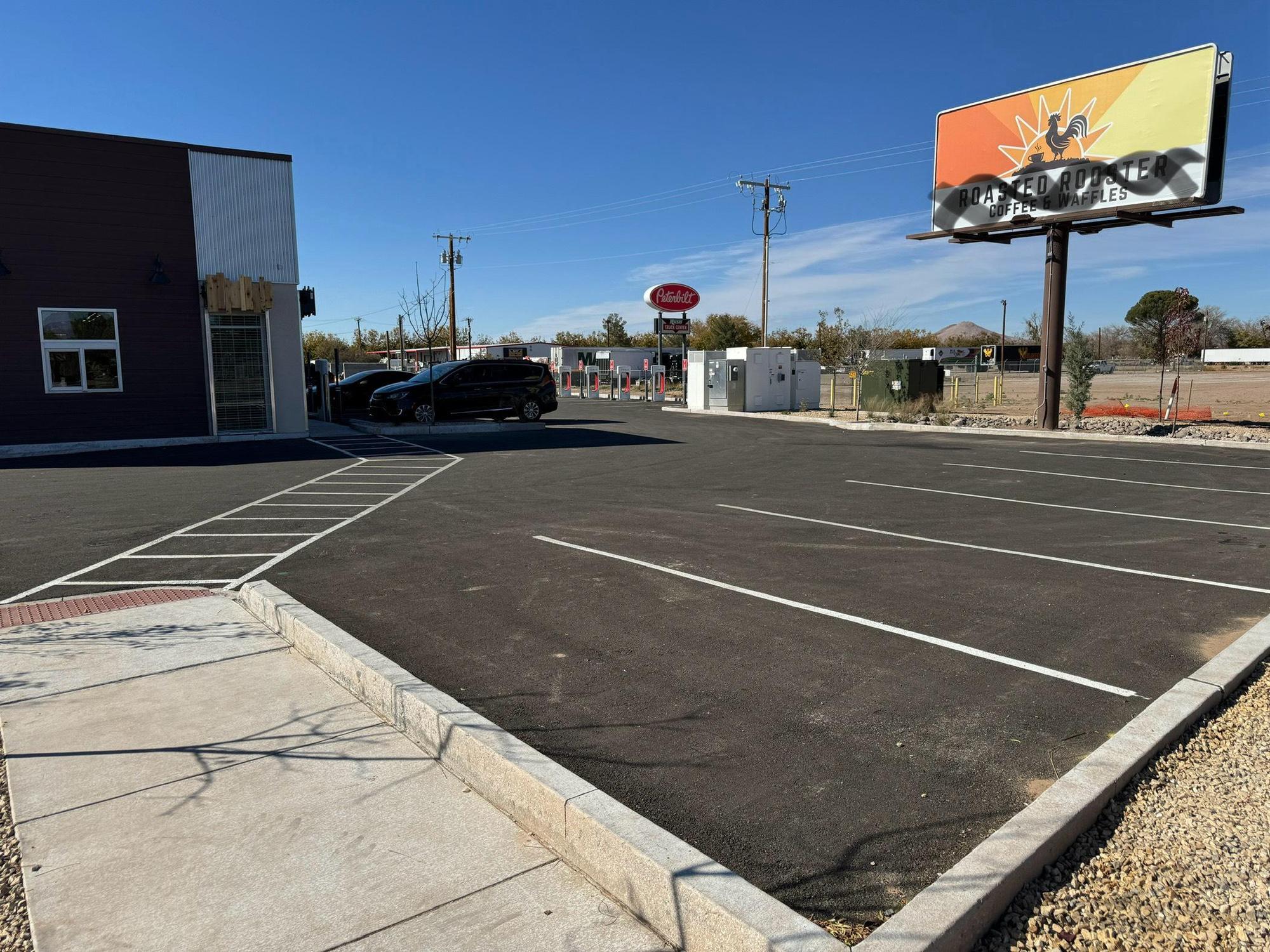Roasted Rooster Coffee & Waffles Las Cruces, NM EV Station