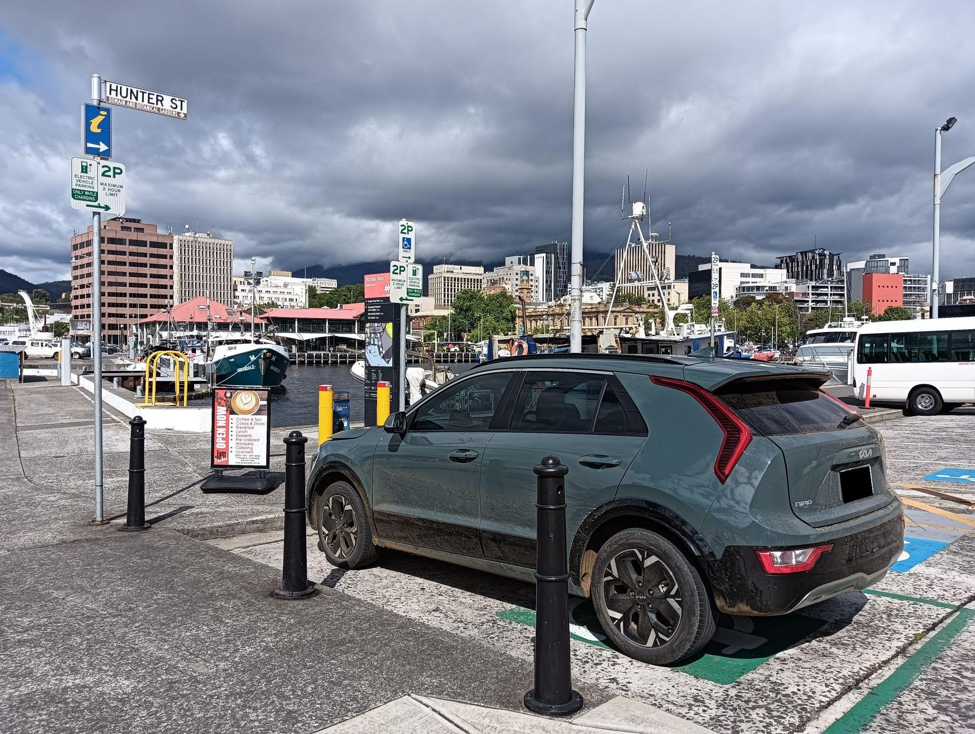 Hunter Street Parking/Charging Hobart, TAS EV Station